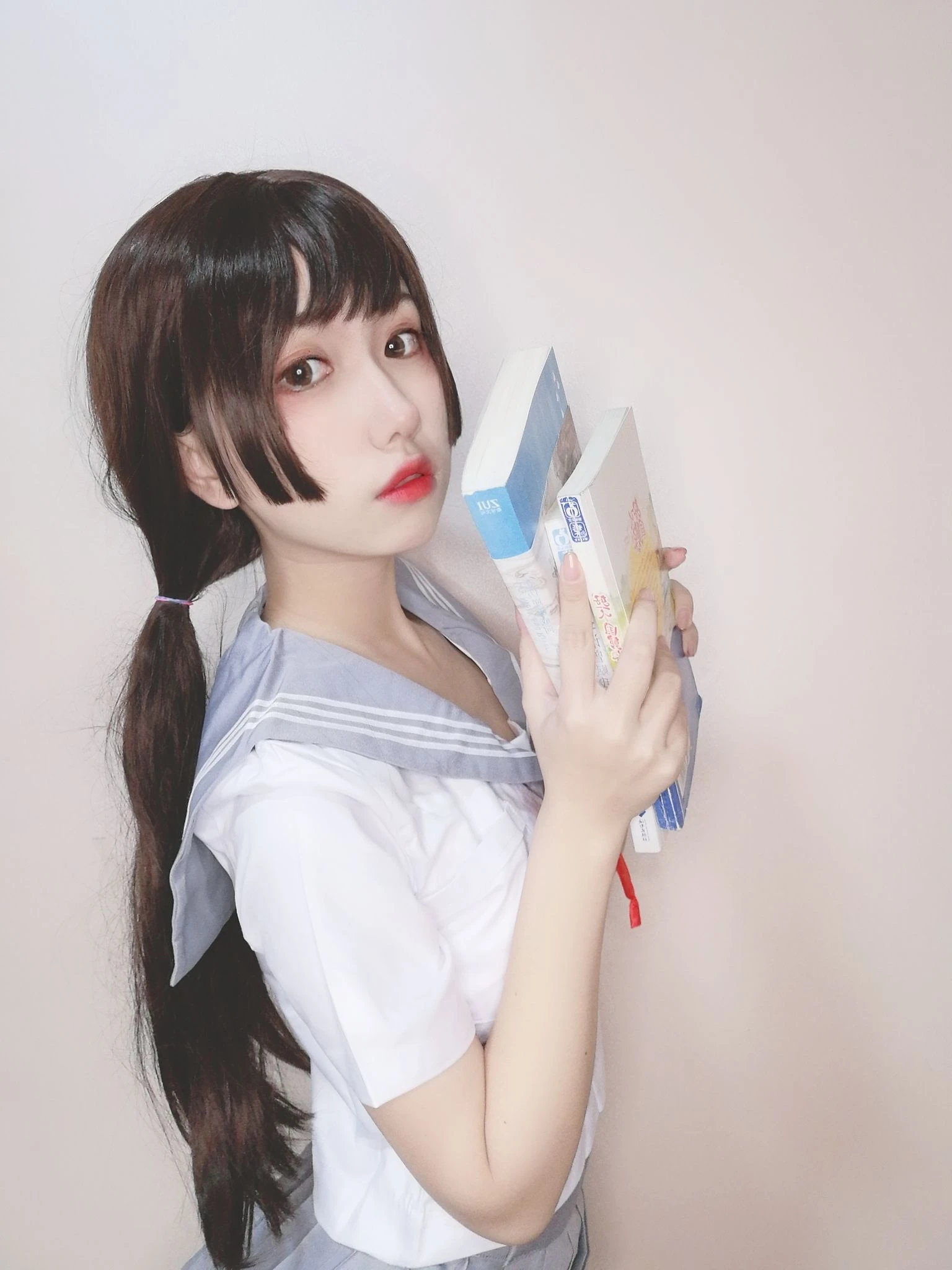 芋圆侑子SJ_ – 白丝jk [77P]插图4