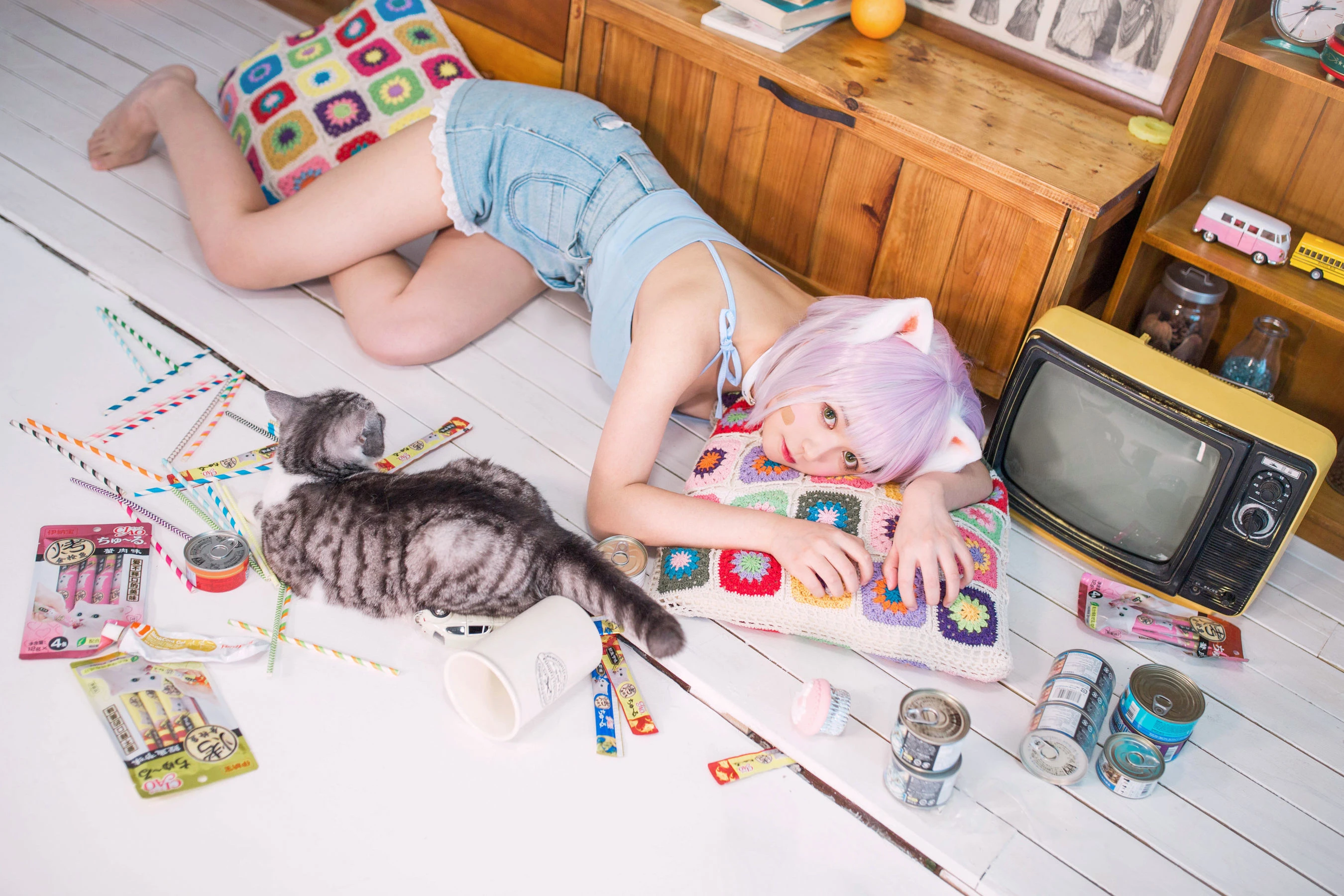 大眼萌妹黑猫猫OvO – 养猫小课堂高清在线免费欣赏–微密图社-微密图社