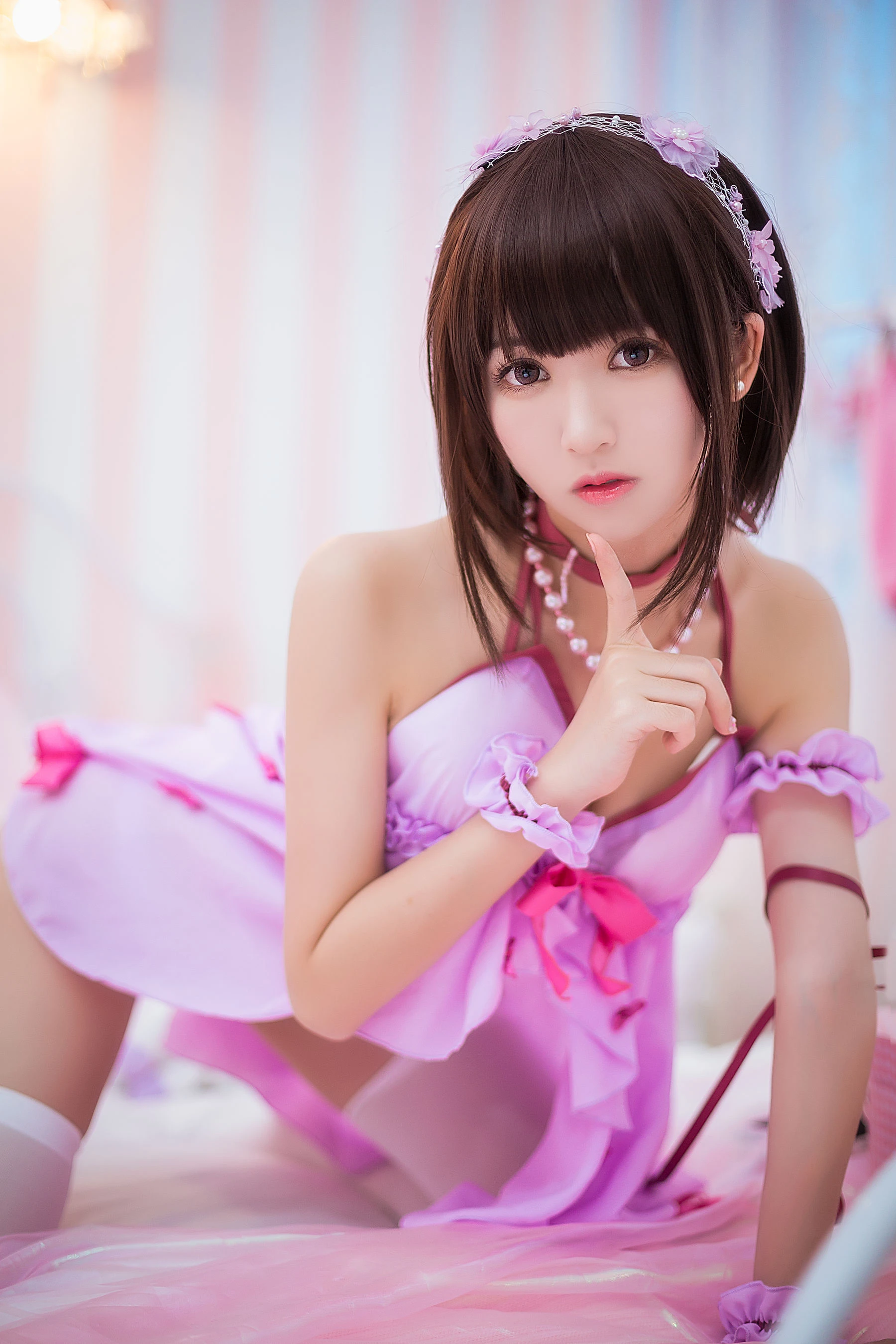 超人气Coser鳗鱼霏儿 圣人惠 睡衣 [9P]插图3