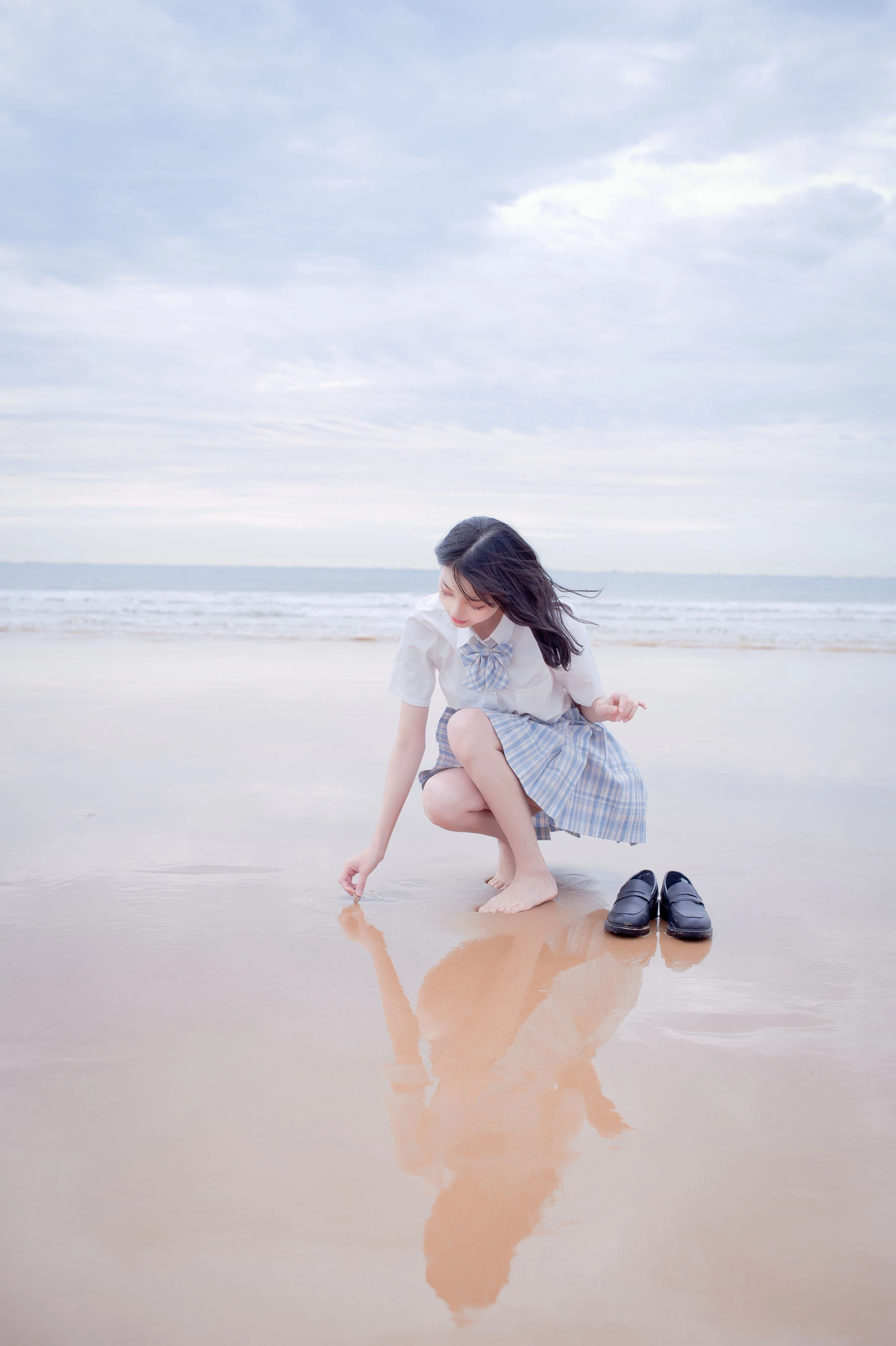 周叽是可爱兔兔 – 海边jk插图6