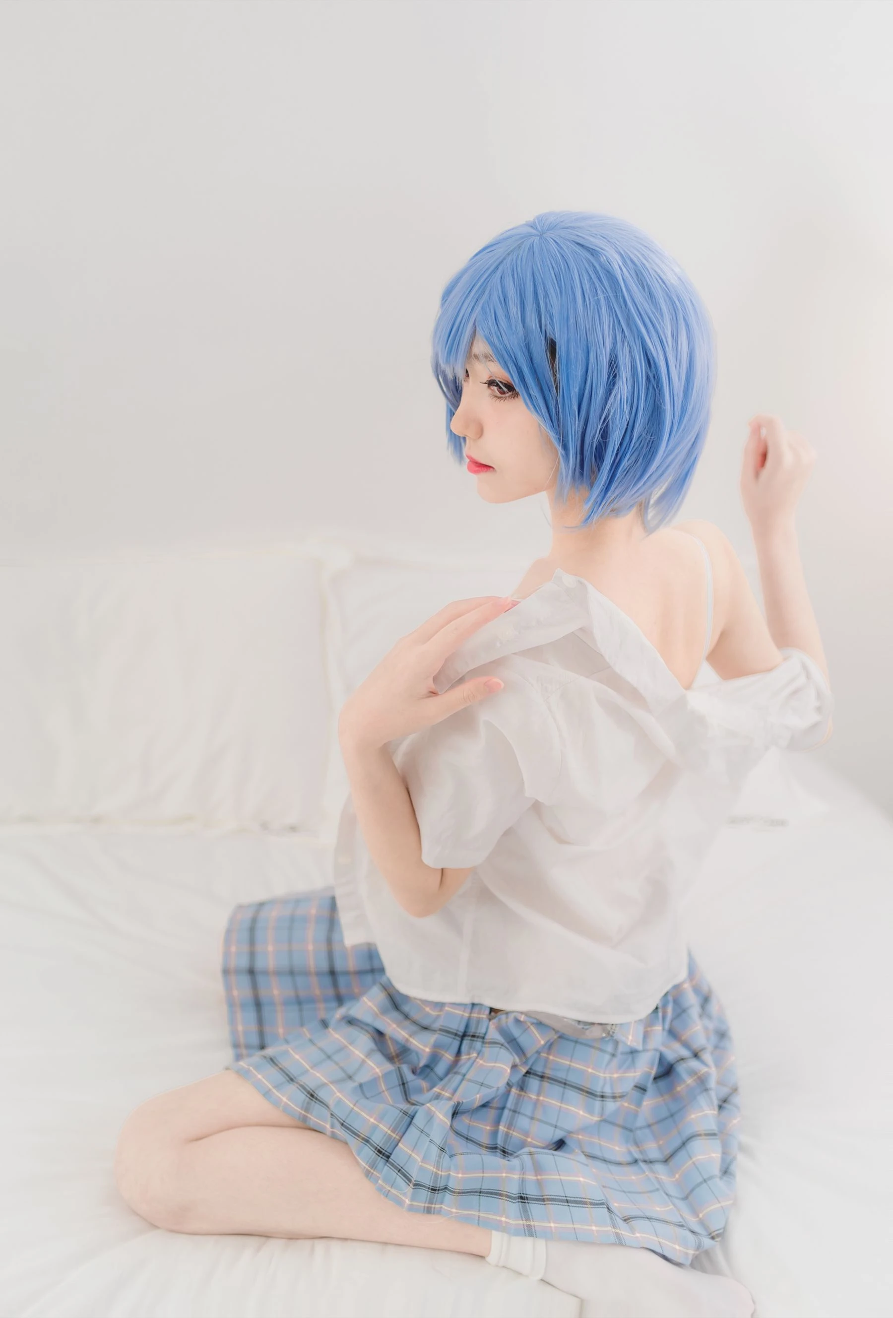 动漫博主南桃Momoko 绫波丽制服插图8