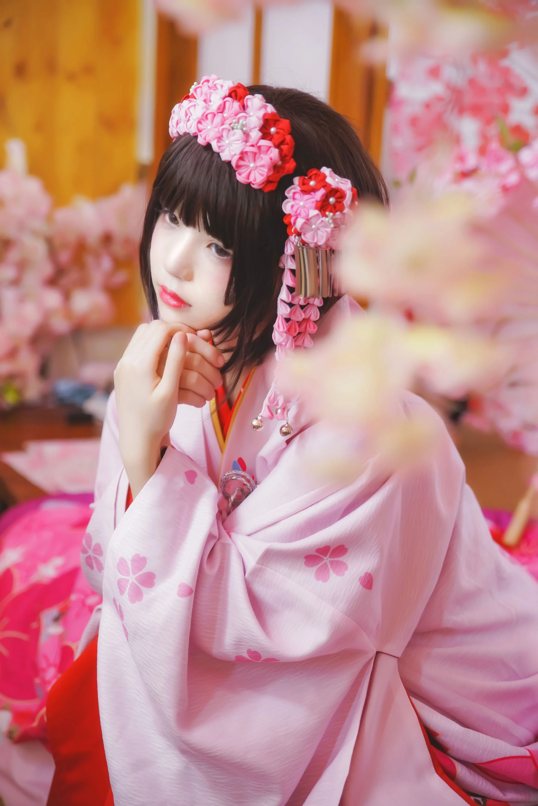 桜桃喵《(加藤惠)和服》插图7