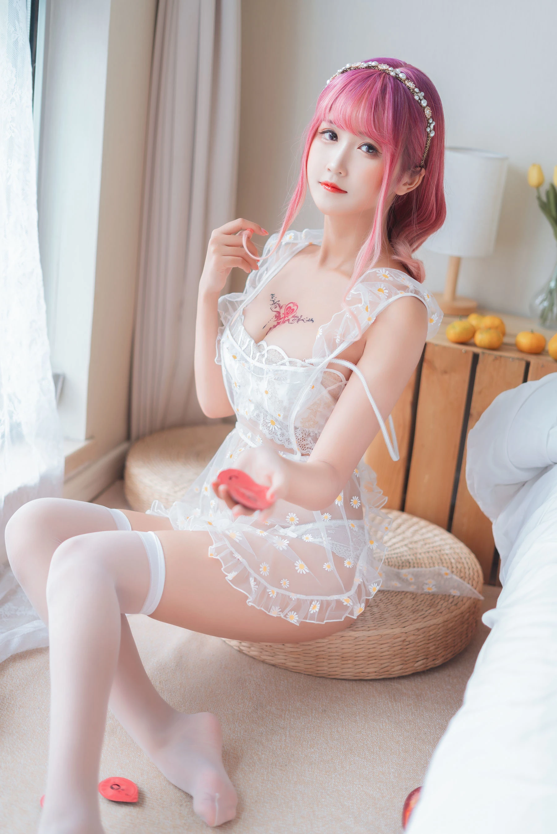 微博妹子三度_69 – 雏菊围裙插图5