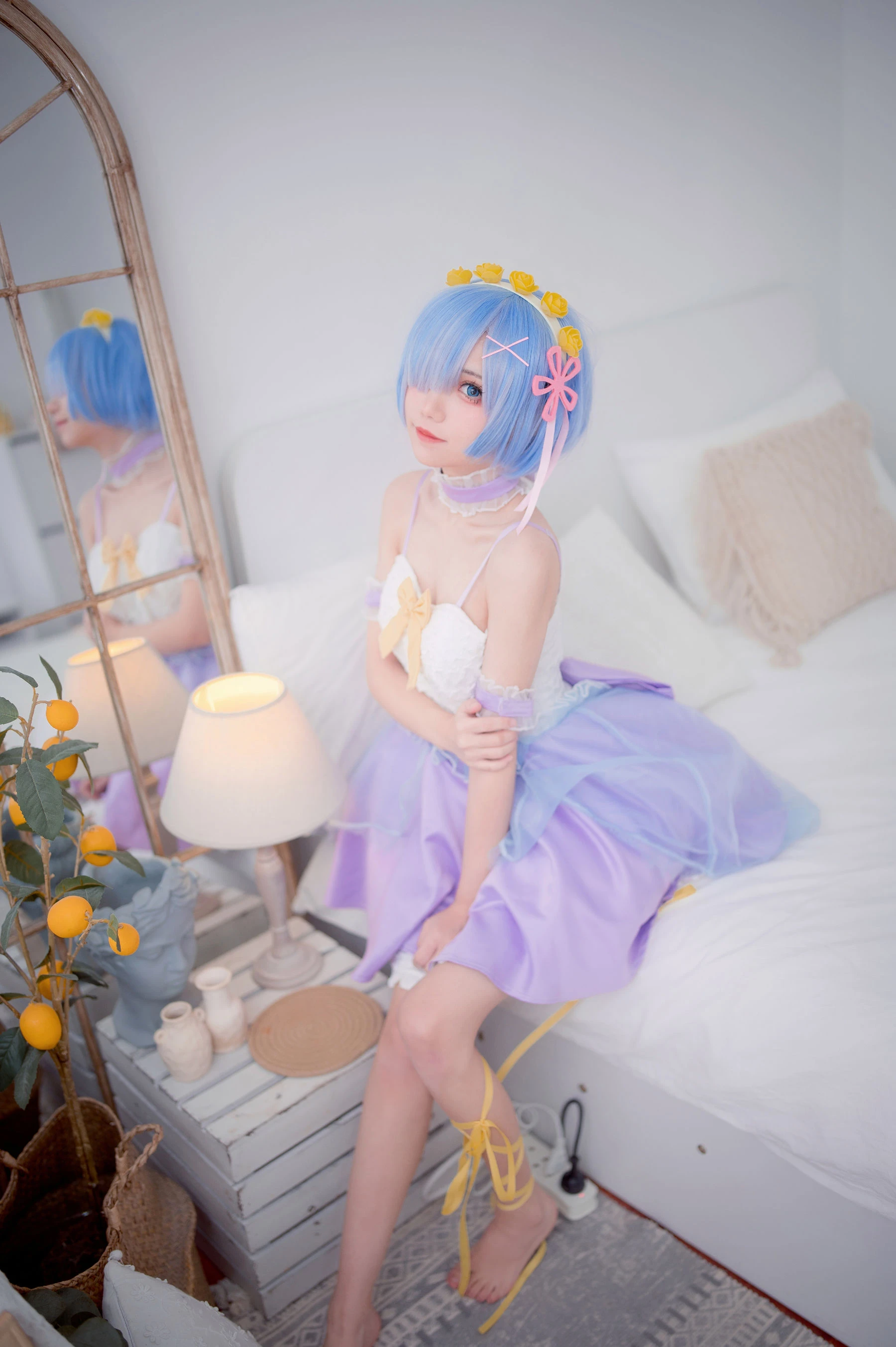 花柒Hana – 天使蕾姆插图3
