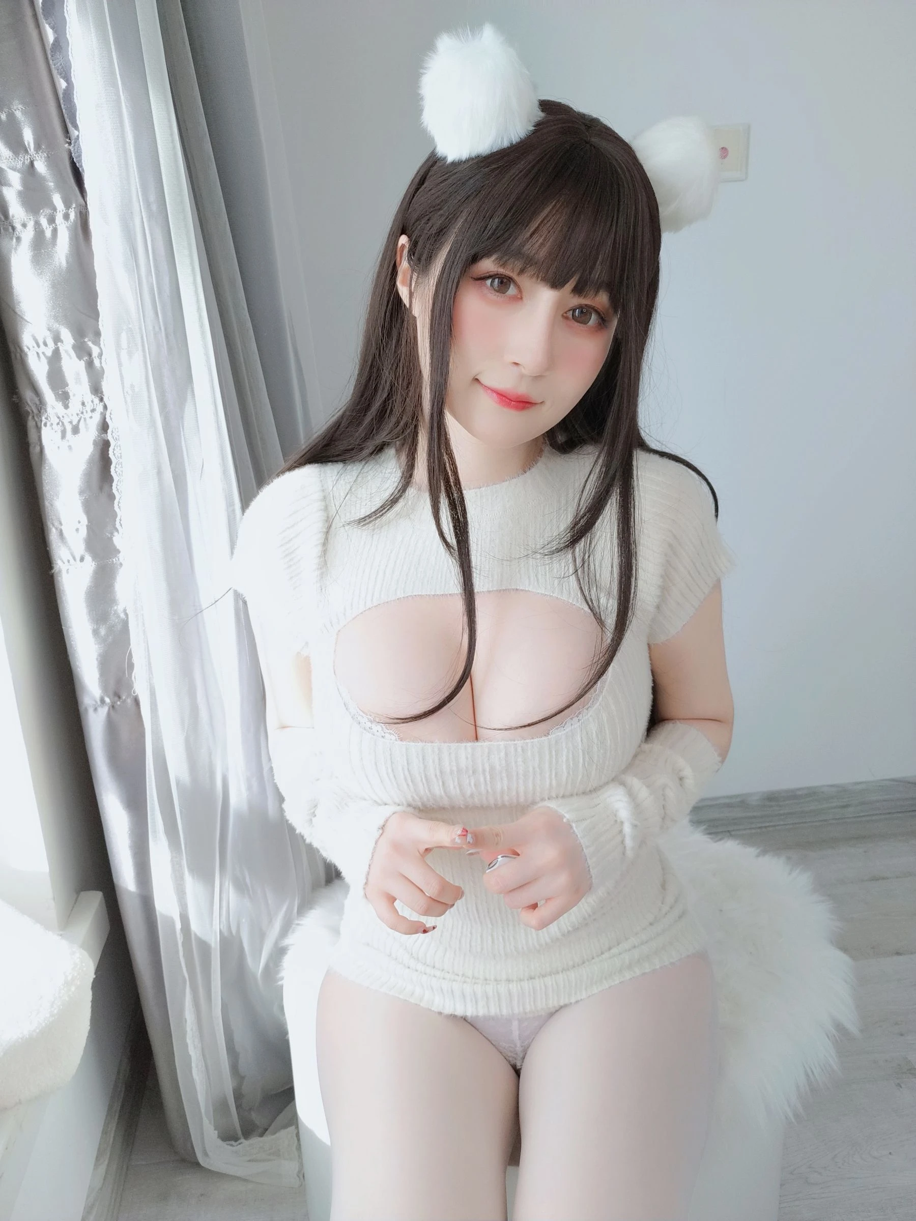Coser小姐姐白银 – 白い真珠插图4