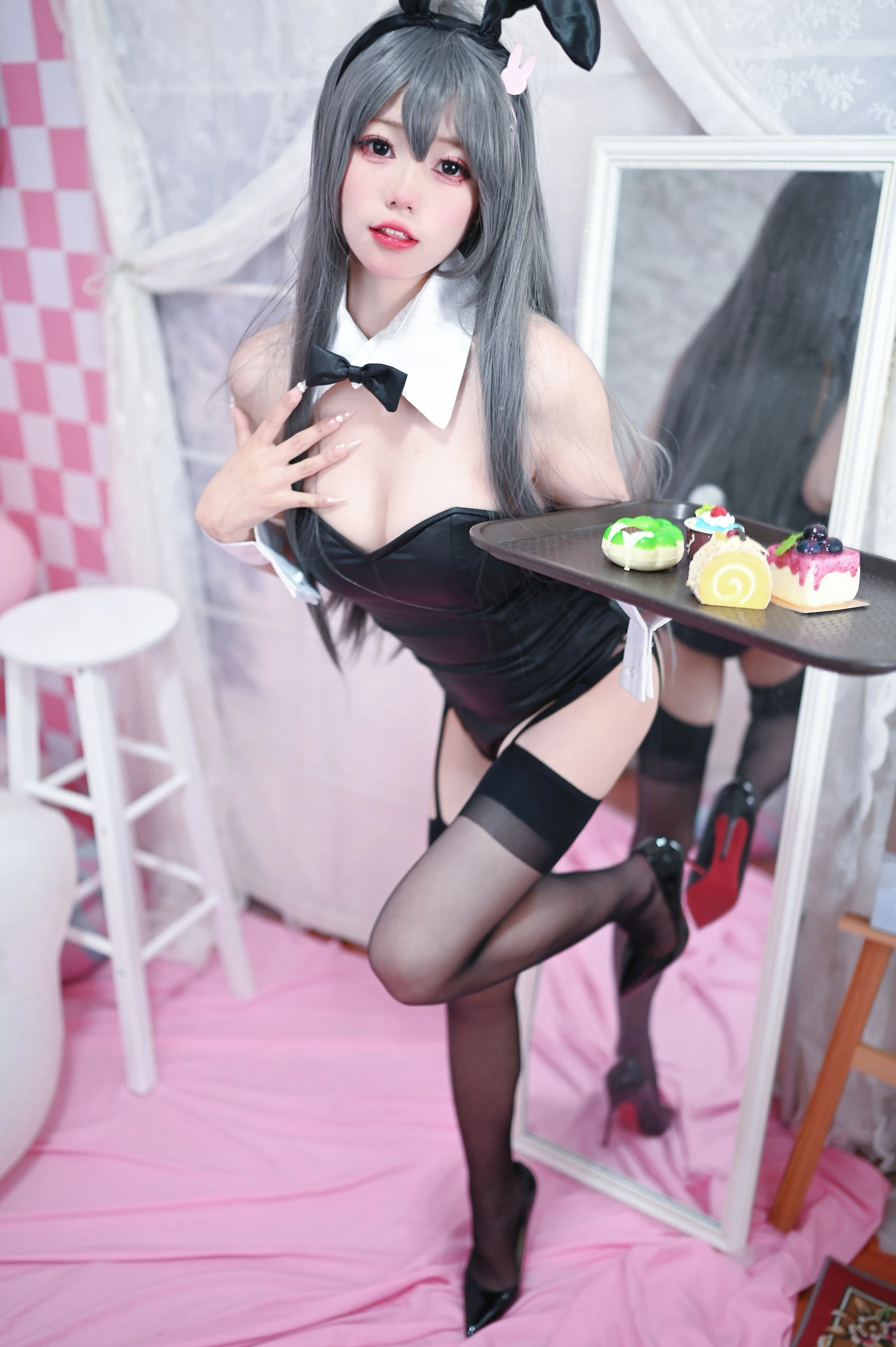 咬一口兔娘 – 樱岛麻衣兔女郎 [6P]插图2