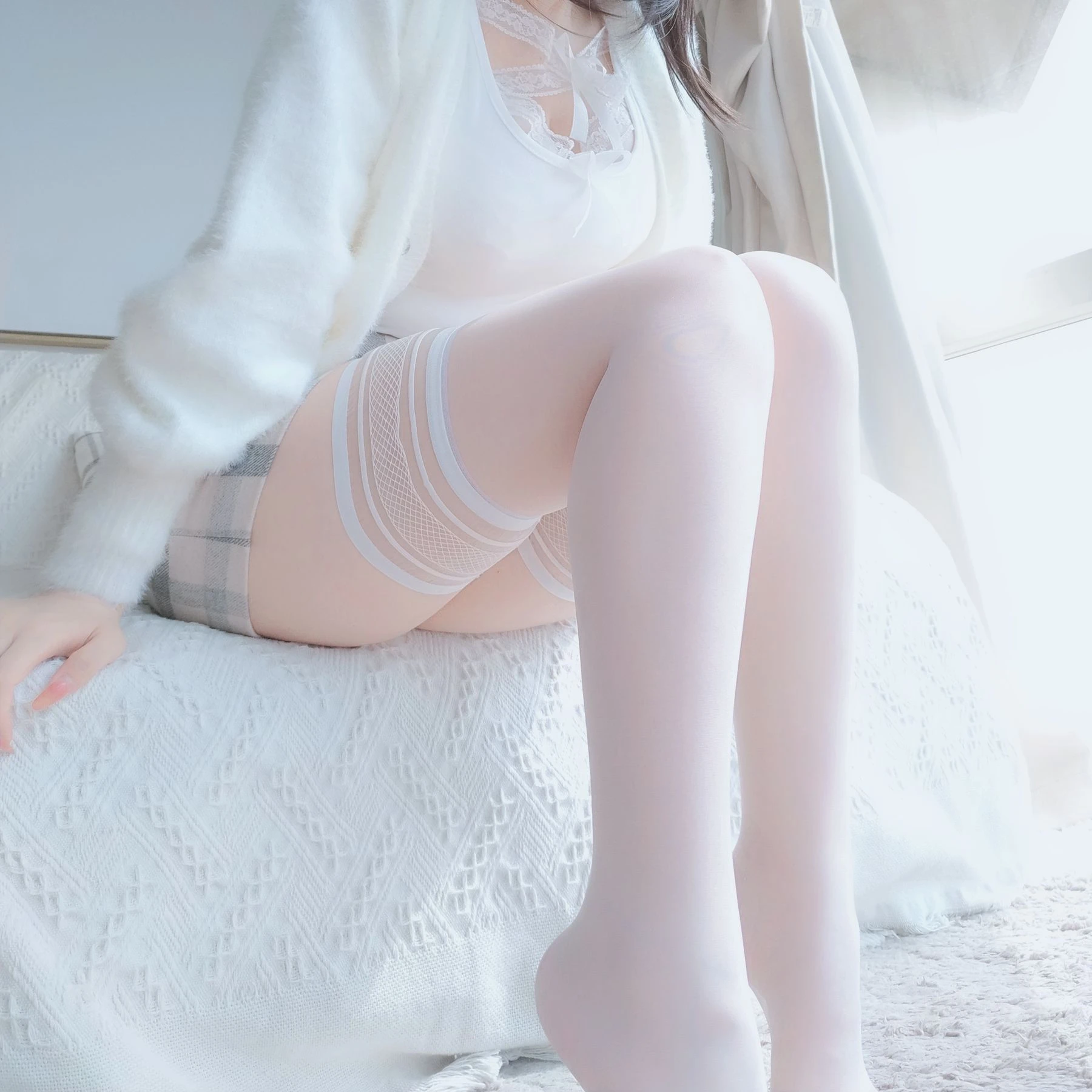 Coser小姐姐白银 – 白蕾丝插图5