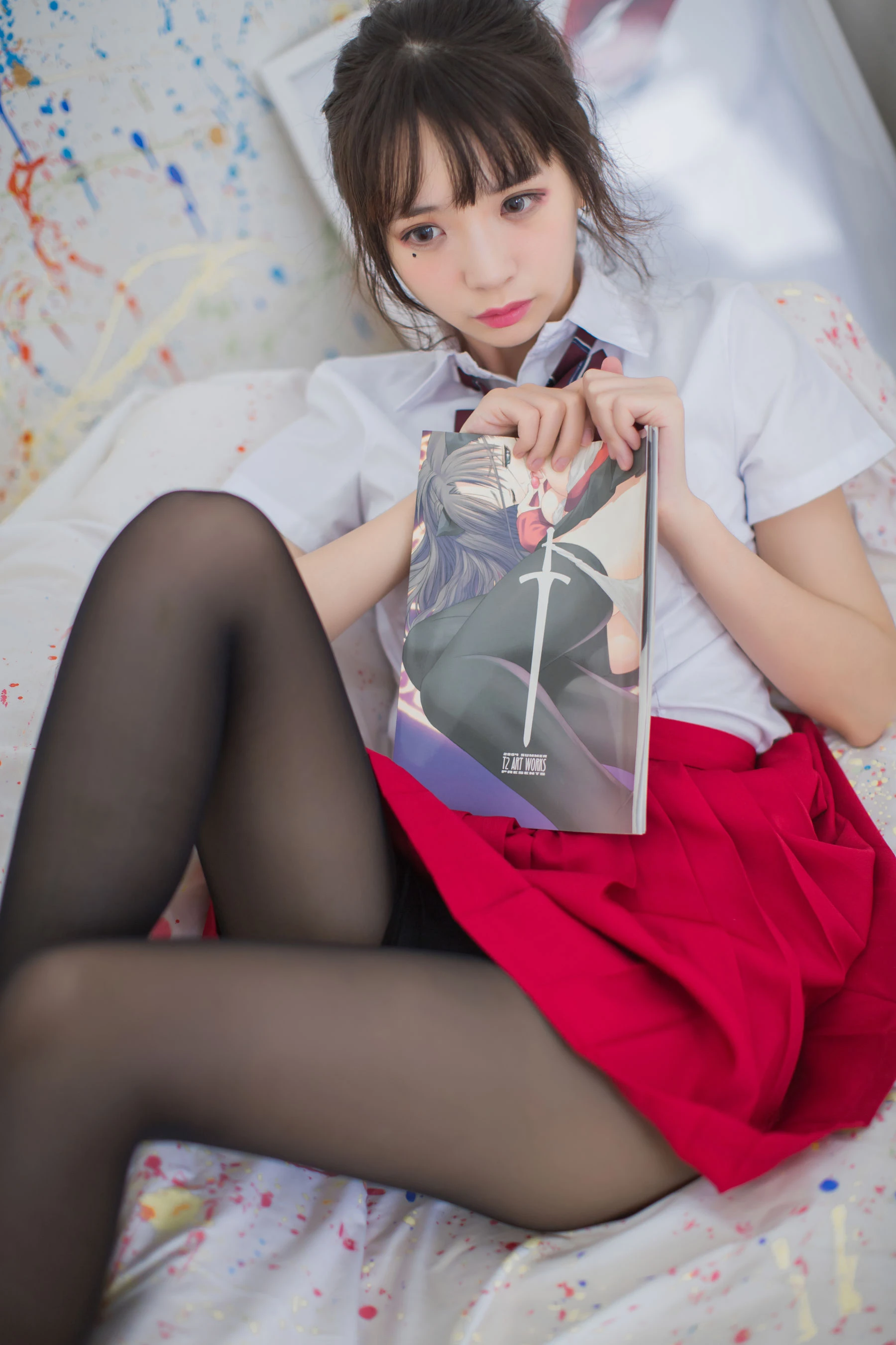 疯猫ss 画室JK少女高清在线免费欣赏–微密图社-微密图社