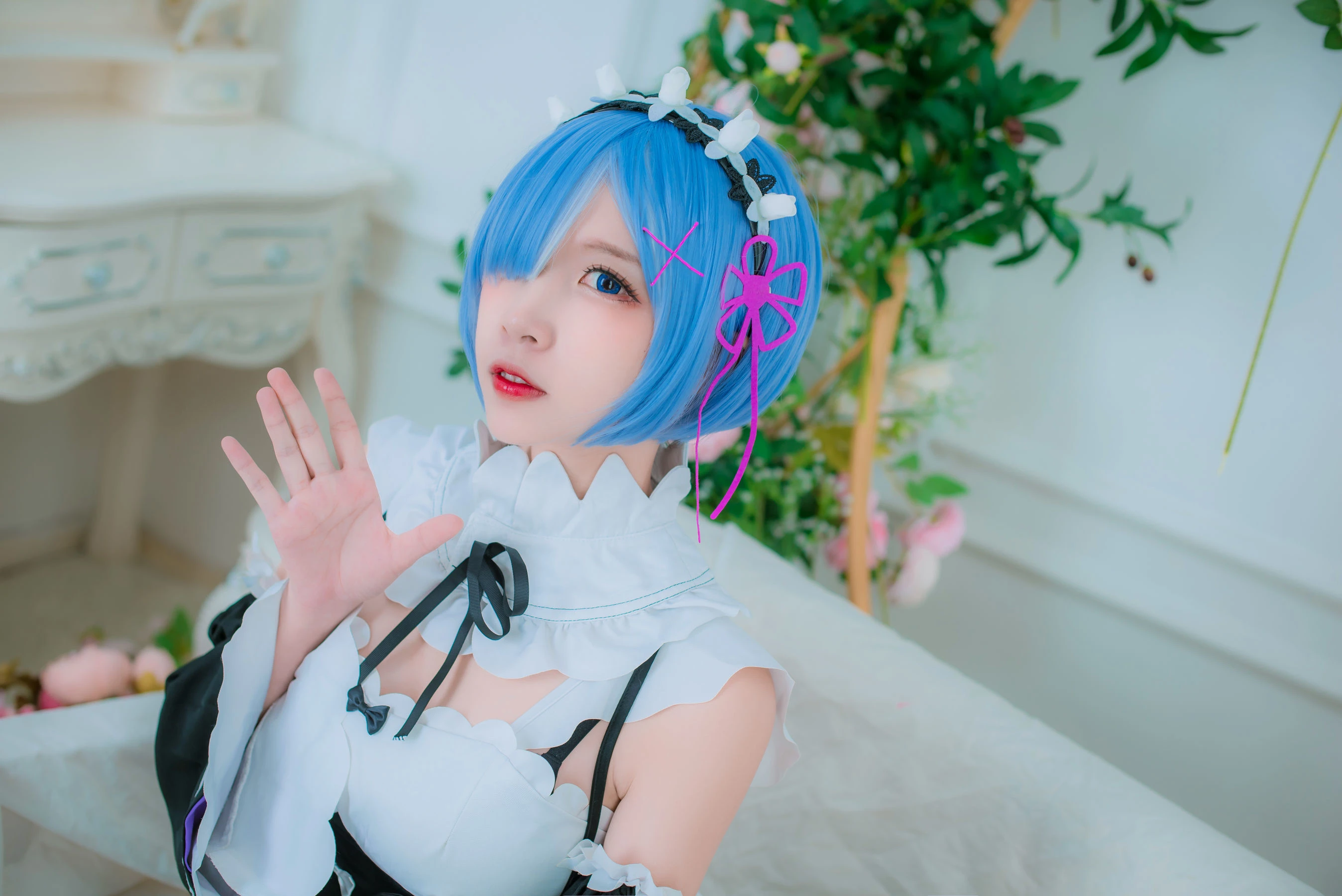 人气Coser二佐Nisa 蕾姆女仆插图6
