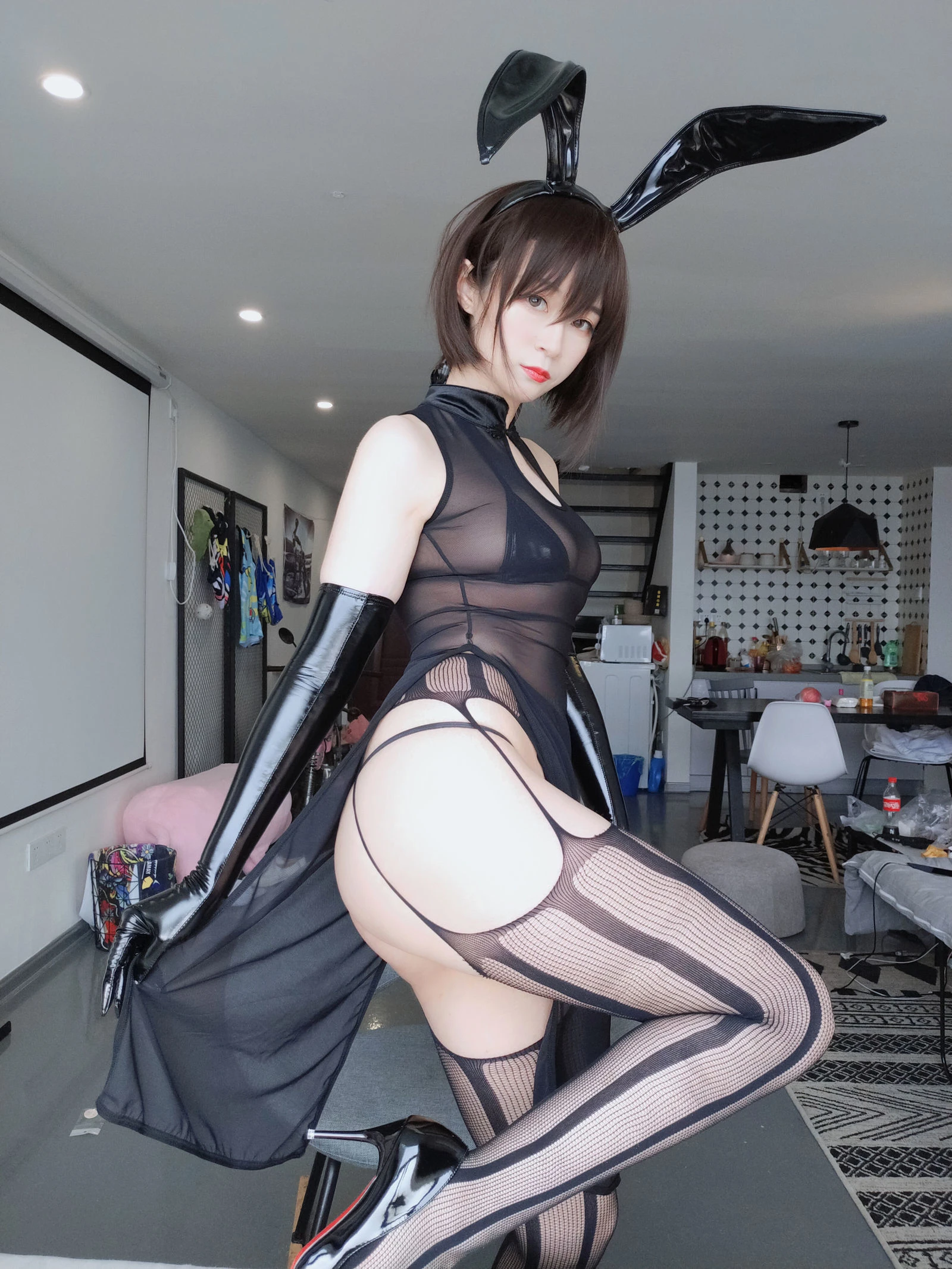 白银 – 透明旗袍 [45P]插图3