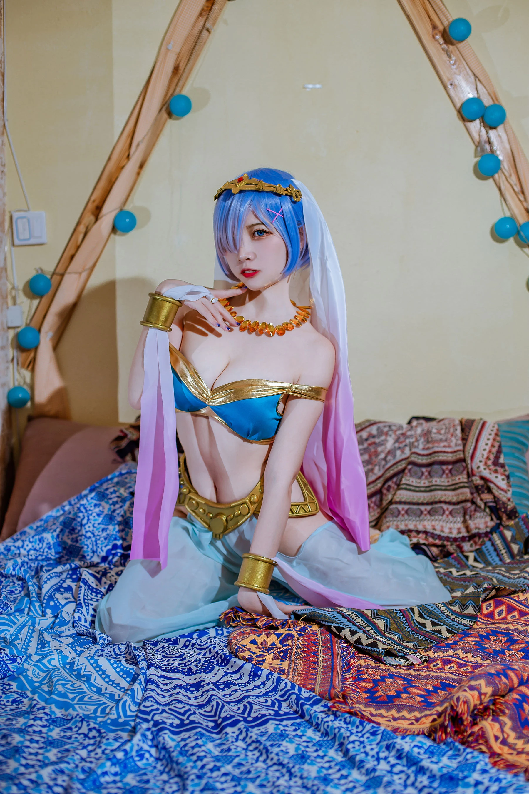 人气Coser二佐Nisa – 蕾姆舞娘插图2