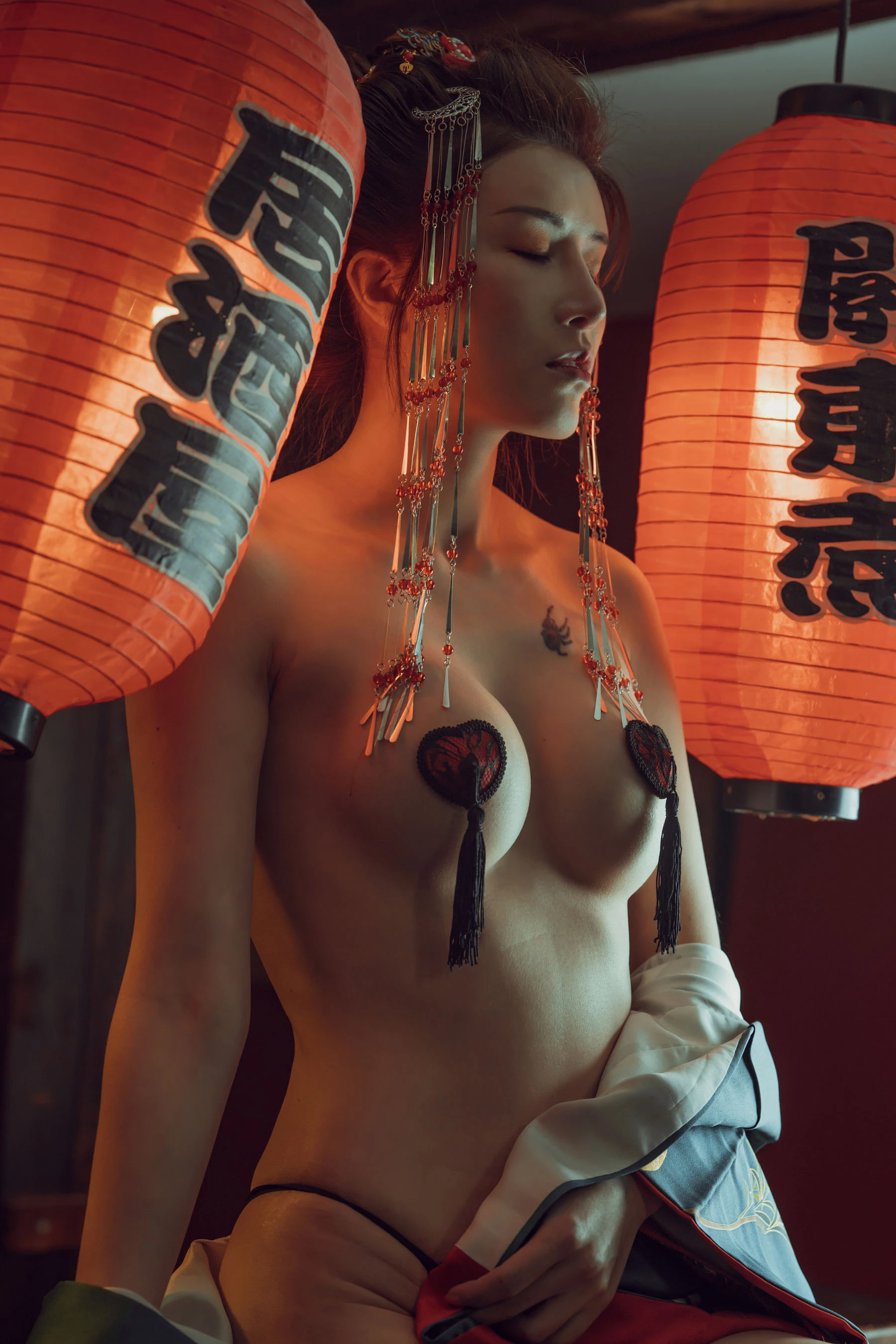 鹿八岁 – 酒醉的和服少女 [40P]插图7