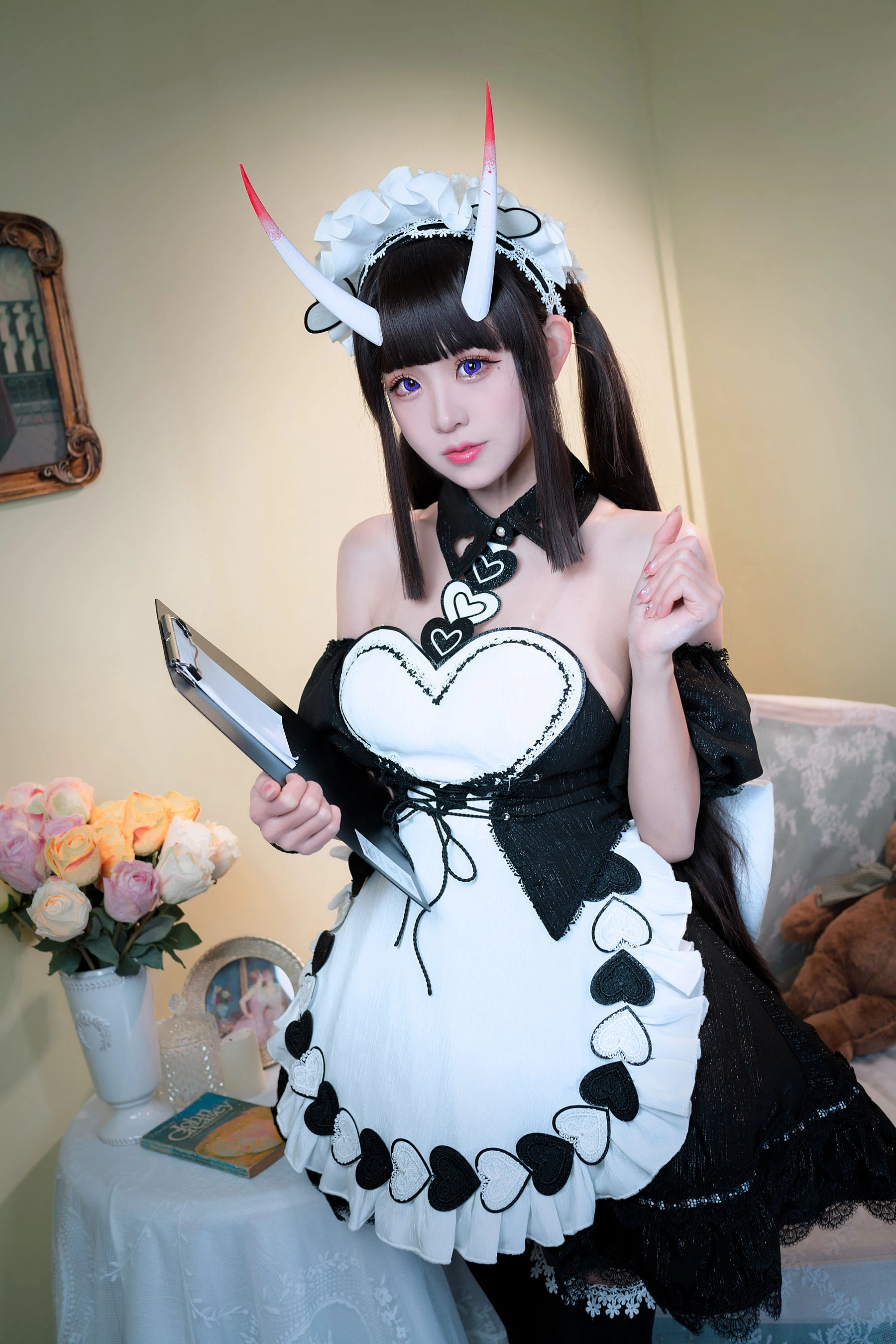 miko酱ww – 碧蓝航线 能代女仆插图3