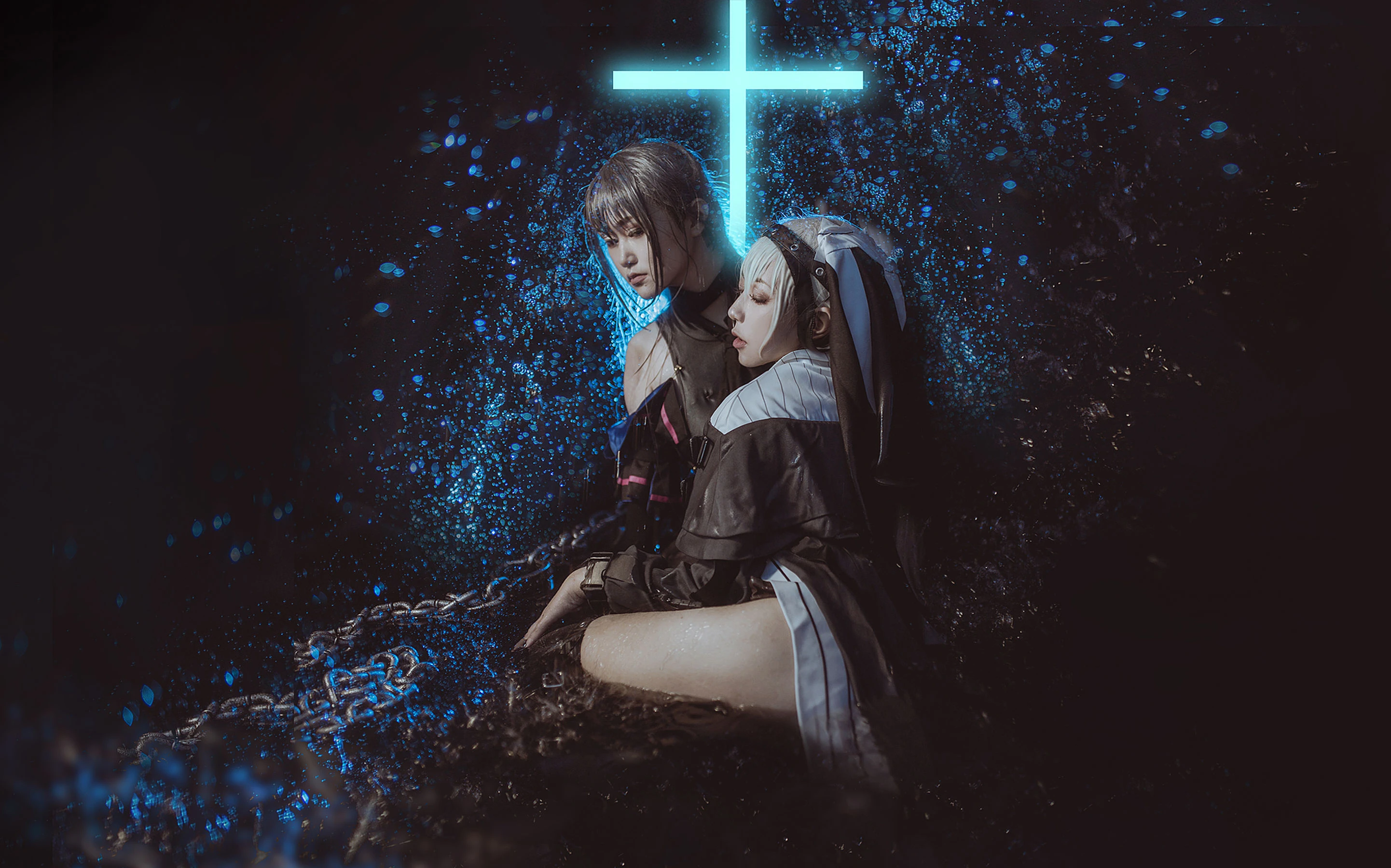 微博萌妹蓝小沂KiKi – 明日方舟 幽灵鲨插图5