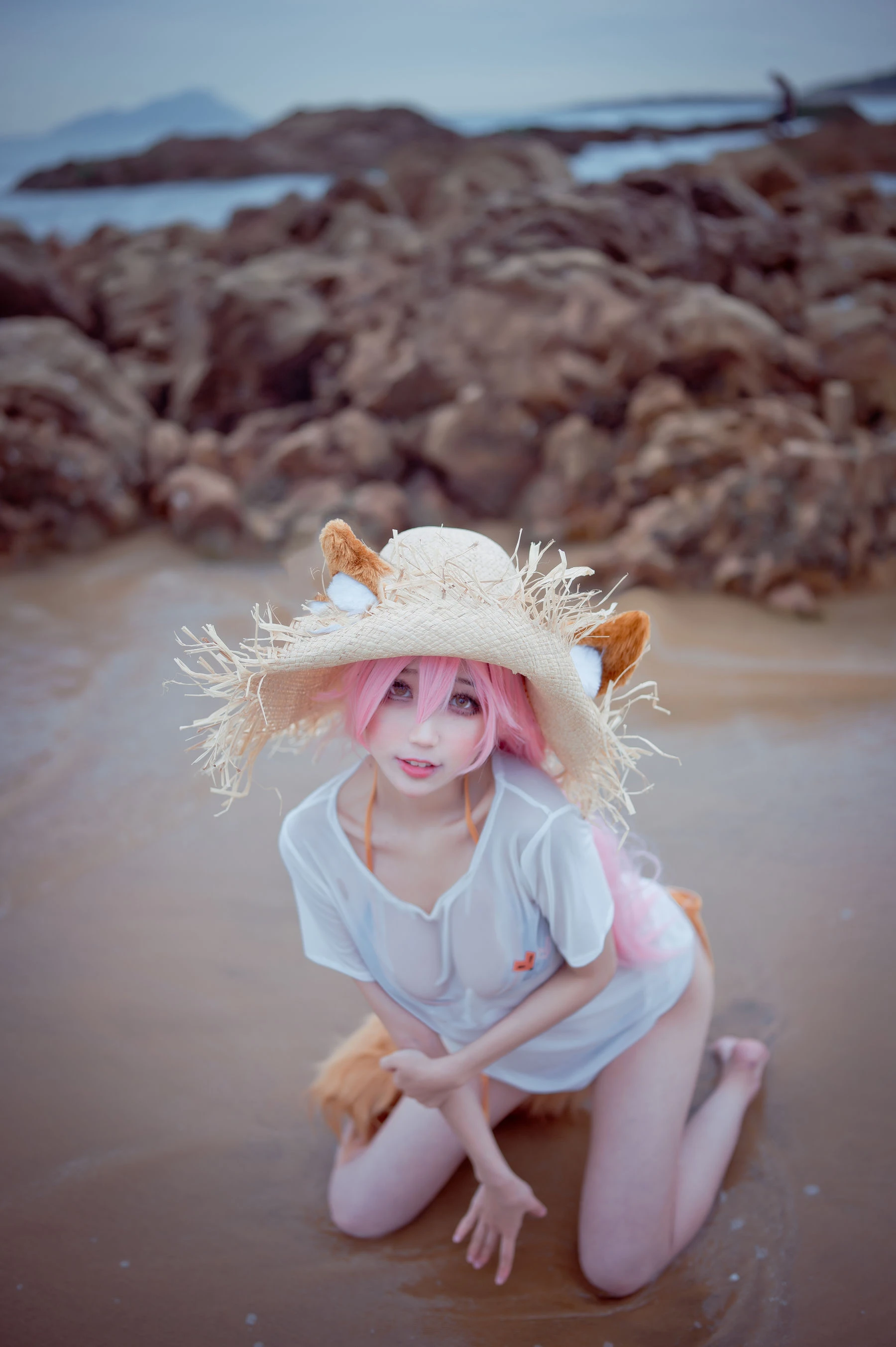 周叽是可爱兔兔 – 小玉泳装 [23P]插图4