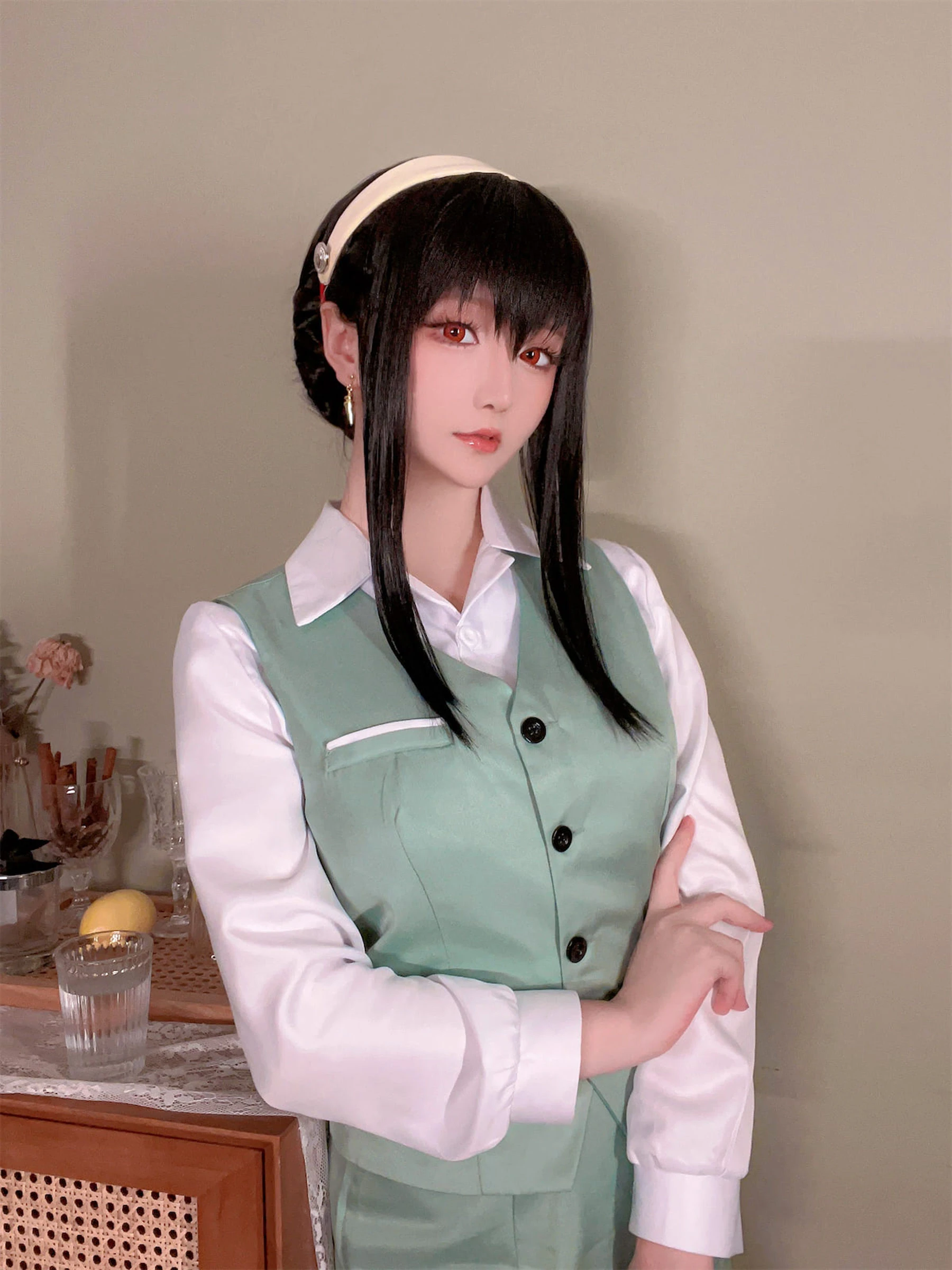 Coser小姐姐星之迟迟 – 圣诞节 约尔 OL制服高清在线免费欣赏–微密图社-微密图社