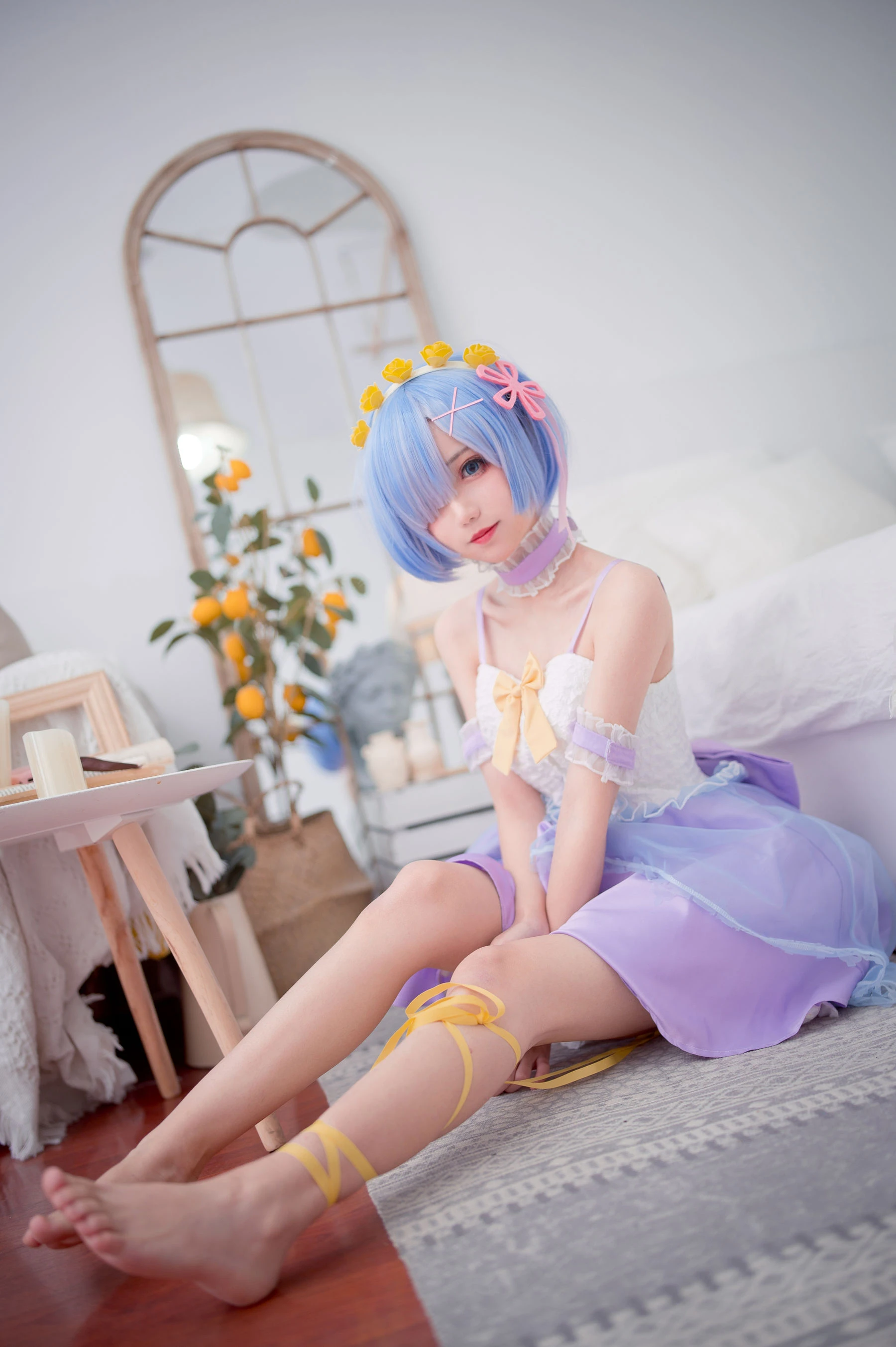花柒Hana – 天使蕾姆插图5