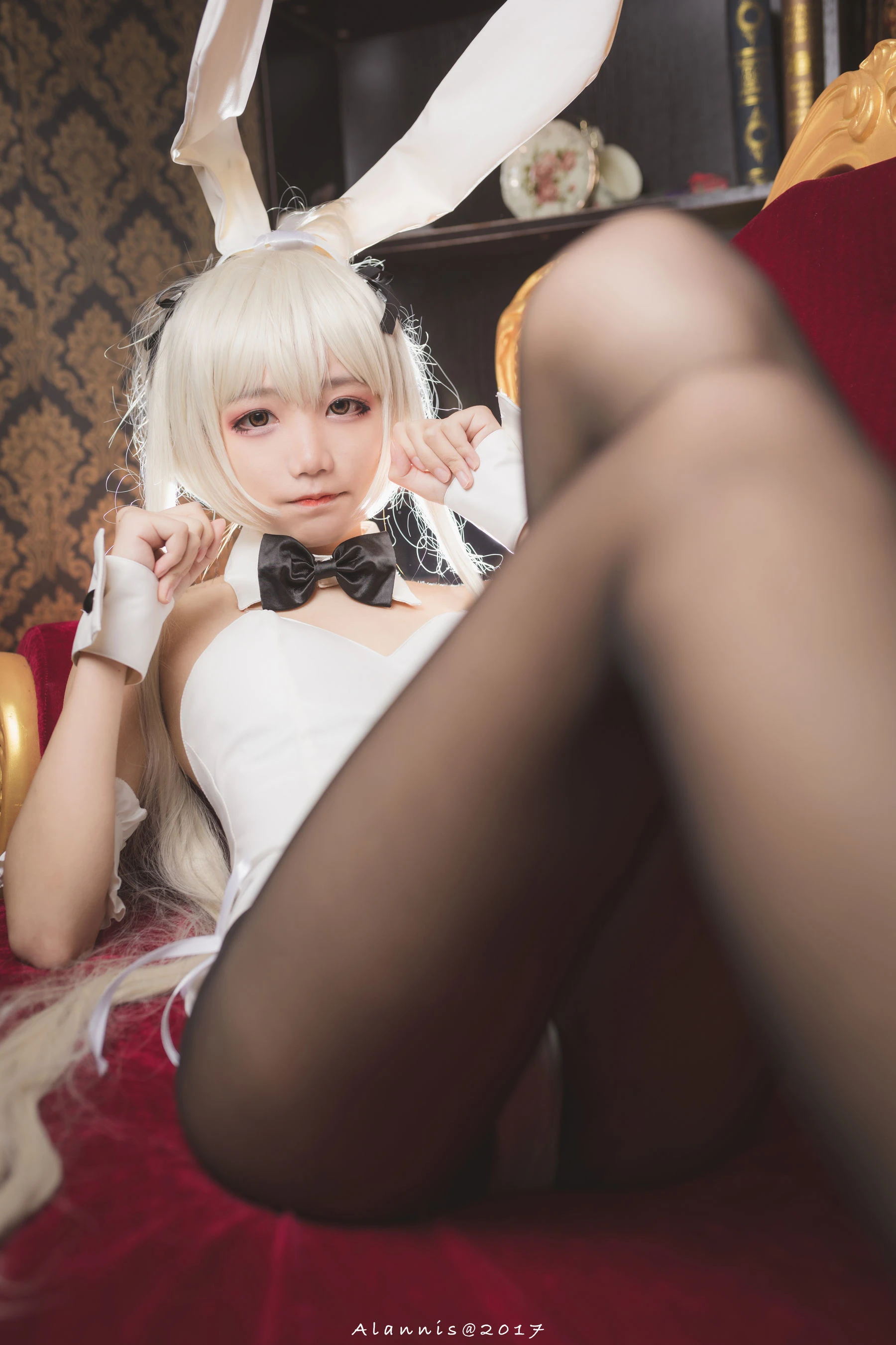 清纯少女五更百鬼 – 兔女郎+白丝美腿插图4