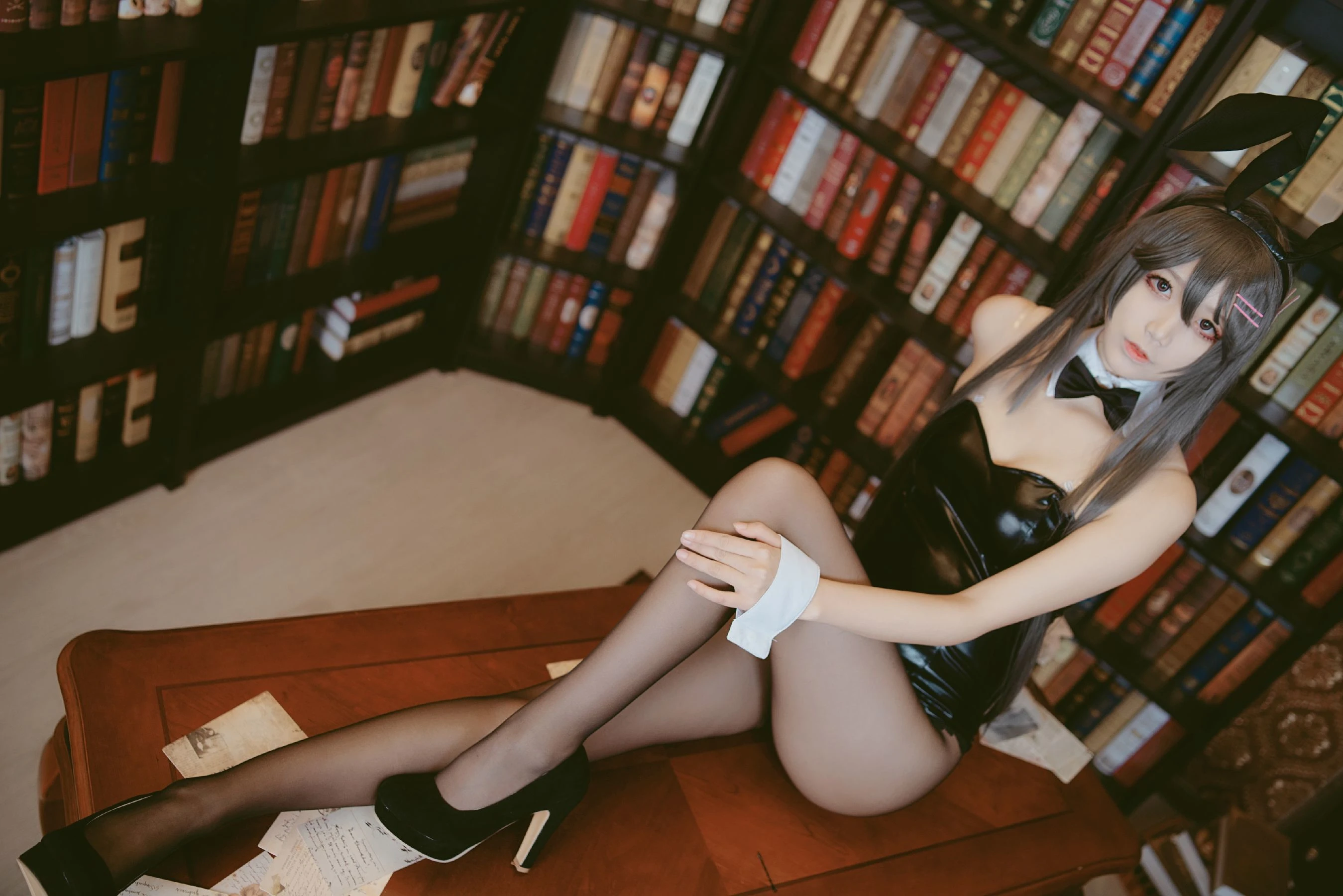 清纯少女五更百鬼 – 樱岛麻衣兔女郎插图3