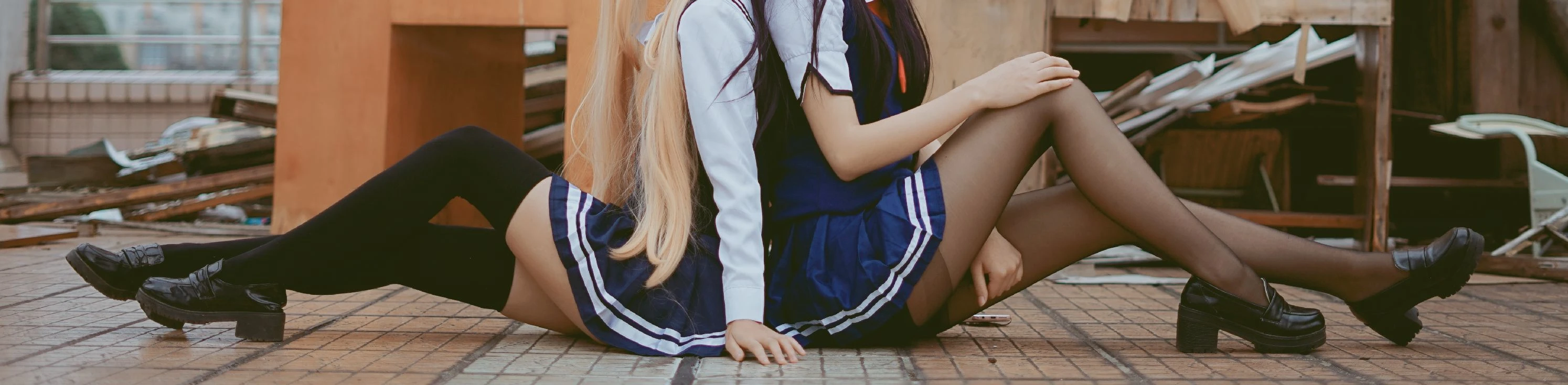 清纯少女五更百鬼 – 学姐校服插图8