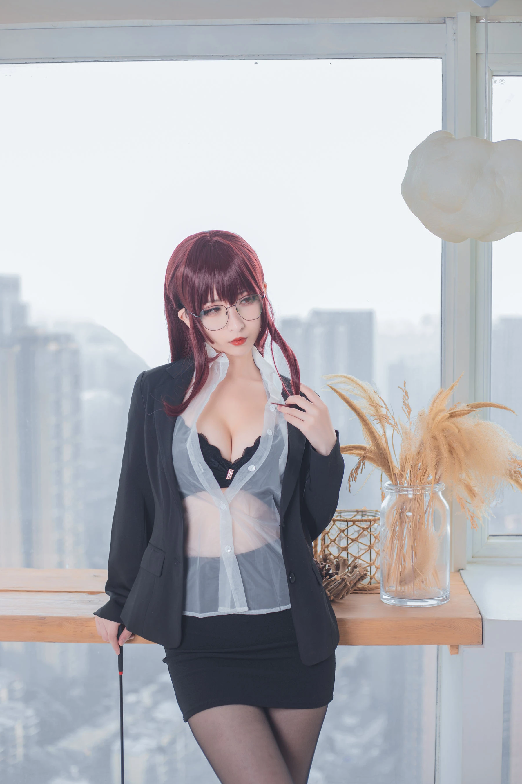 COS福利rioko凉凉子 七夕教师 [19P]插图2