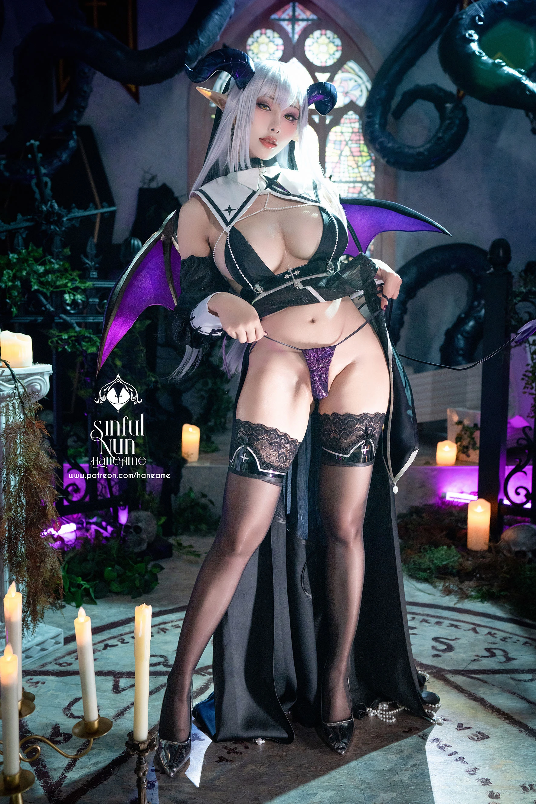 Hane Ame 雨波写真 – 罪恶修女 Devil [32P]高清在线免费欣赏–微密图社-微密图社