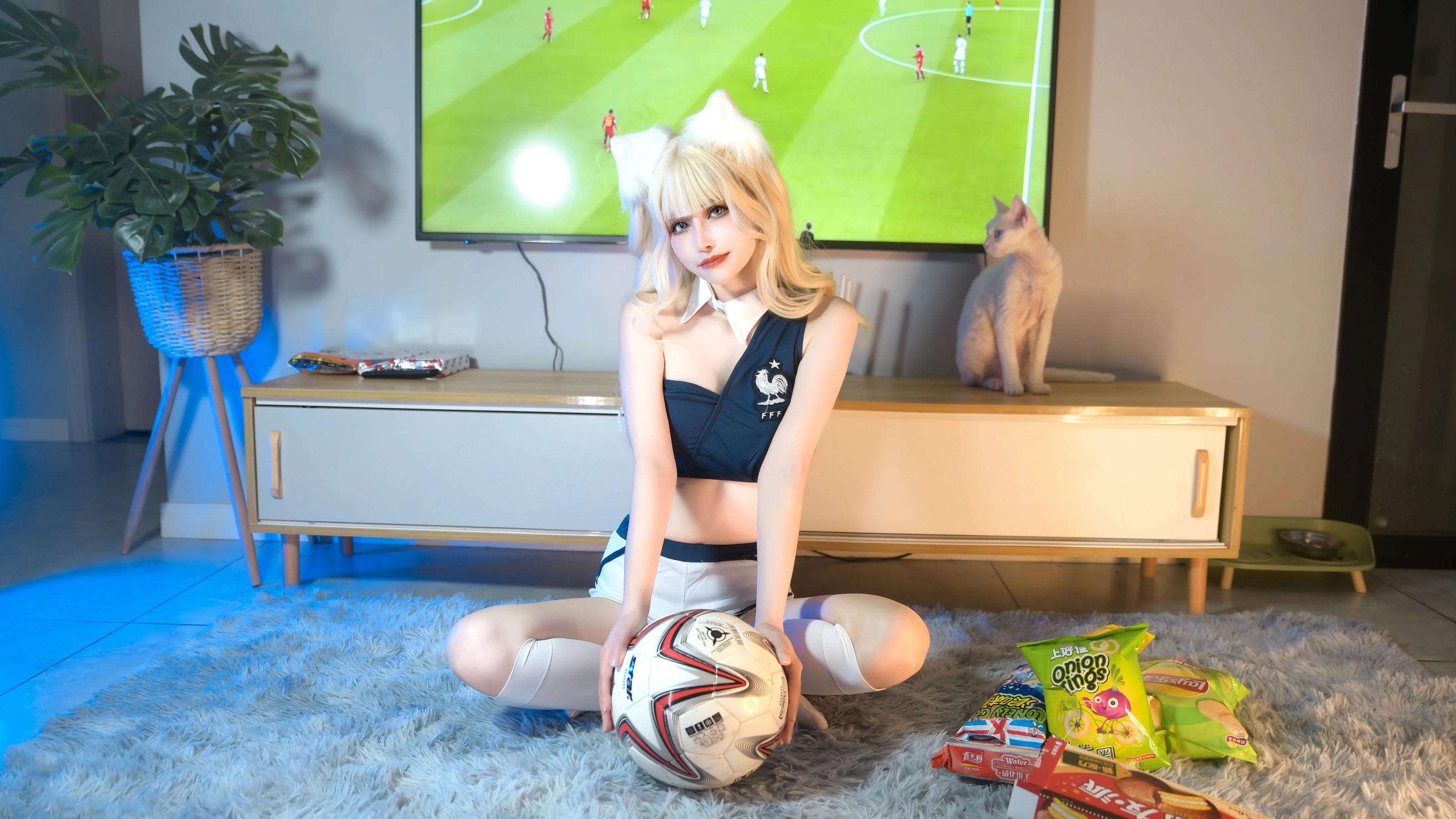 鹿八岁 – 足球少女插图2