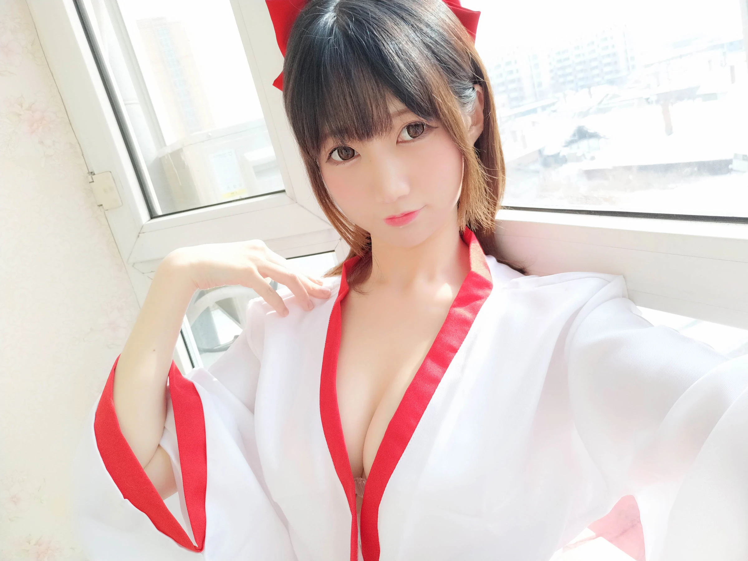 NAGISA魔物喵[fantia] かわいい巫女さん!!(′?｀)?插图1