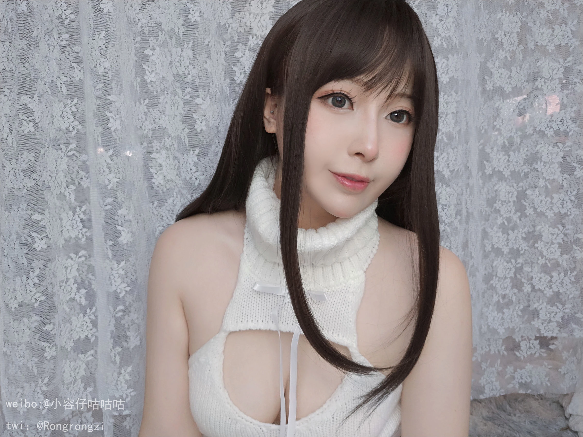 小容仔咕咕咕 – 纯白毛衣插图4