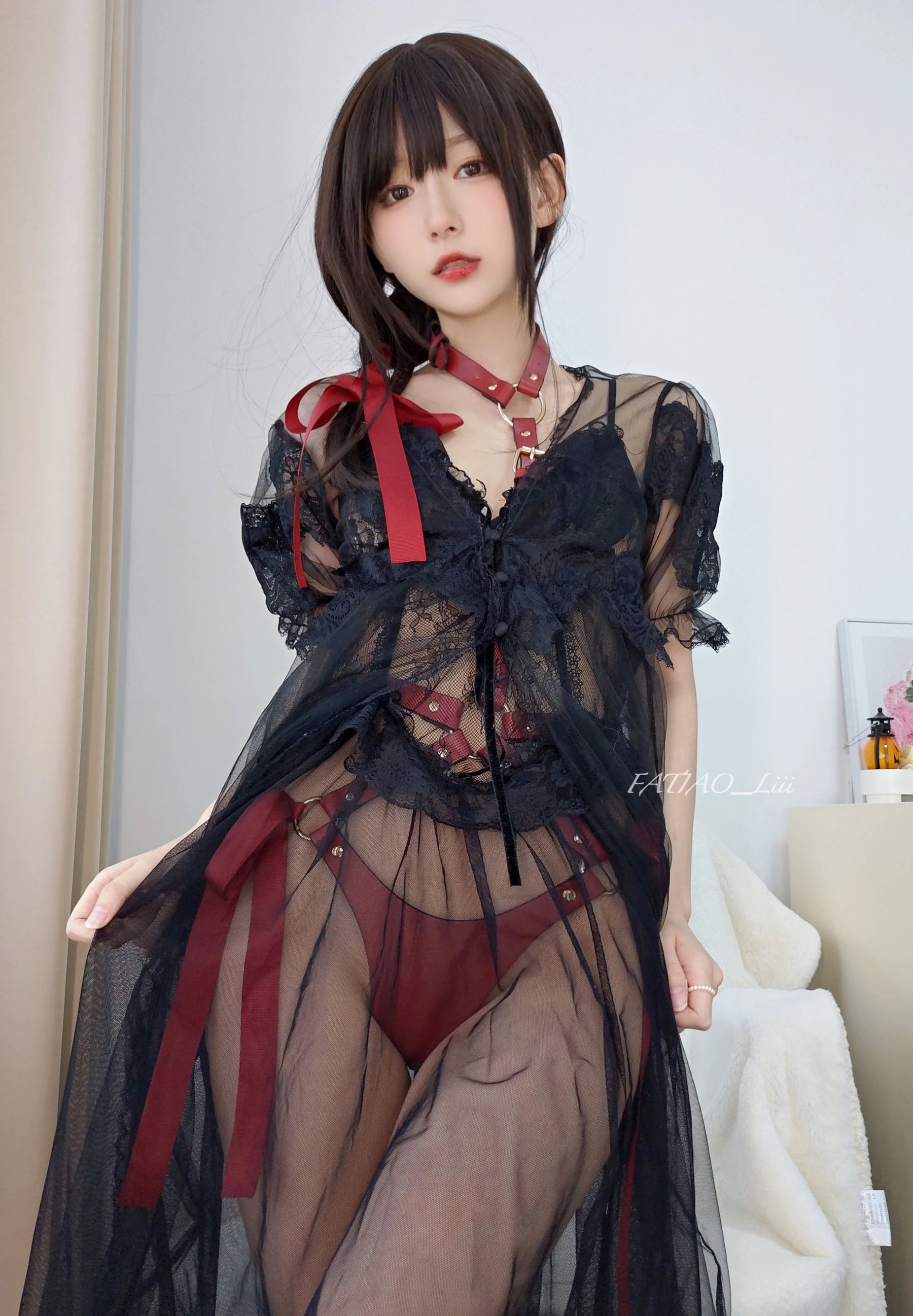 迷之呆梨(发条少女)[fantia] 20230326 黑红 [16P]插图2