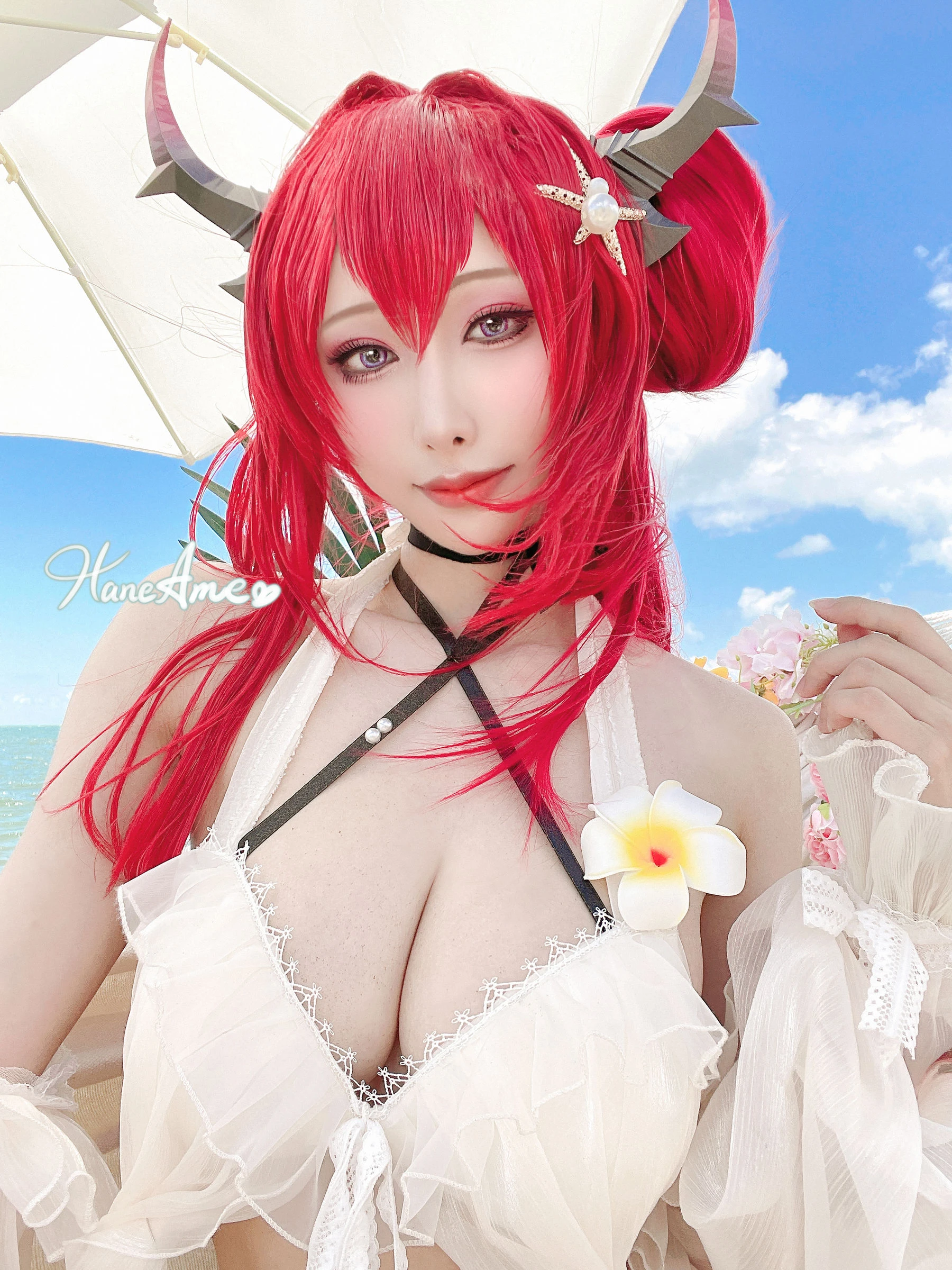 Hane Ame 雨波 – Arknights Surtr 泳裝插图4