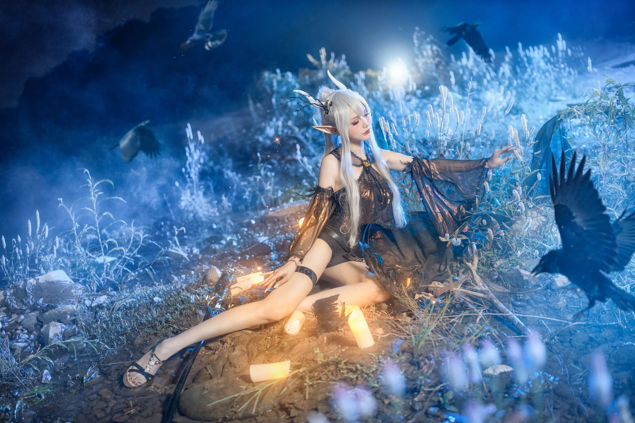COS妹子仙九Airi – 闪灵静谧午夜插图7