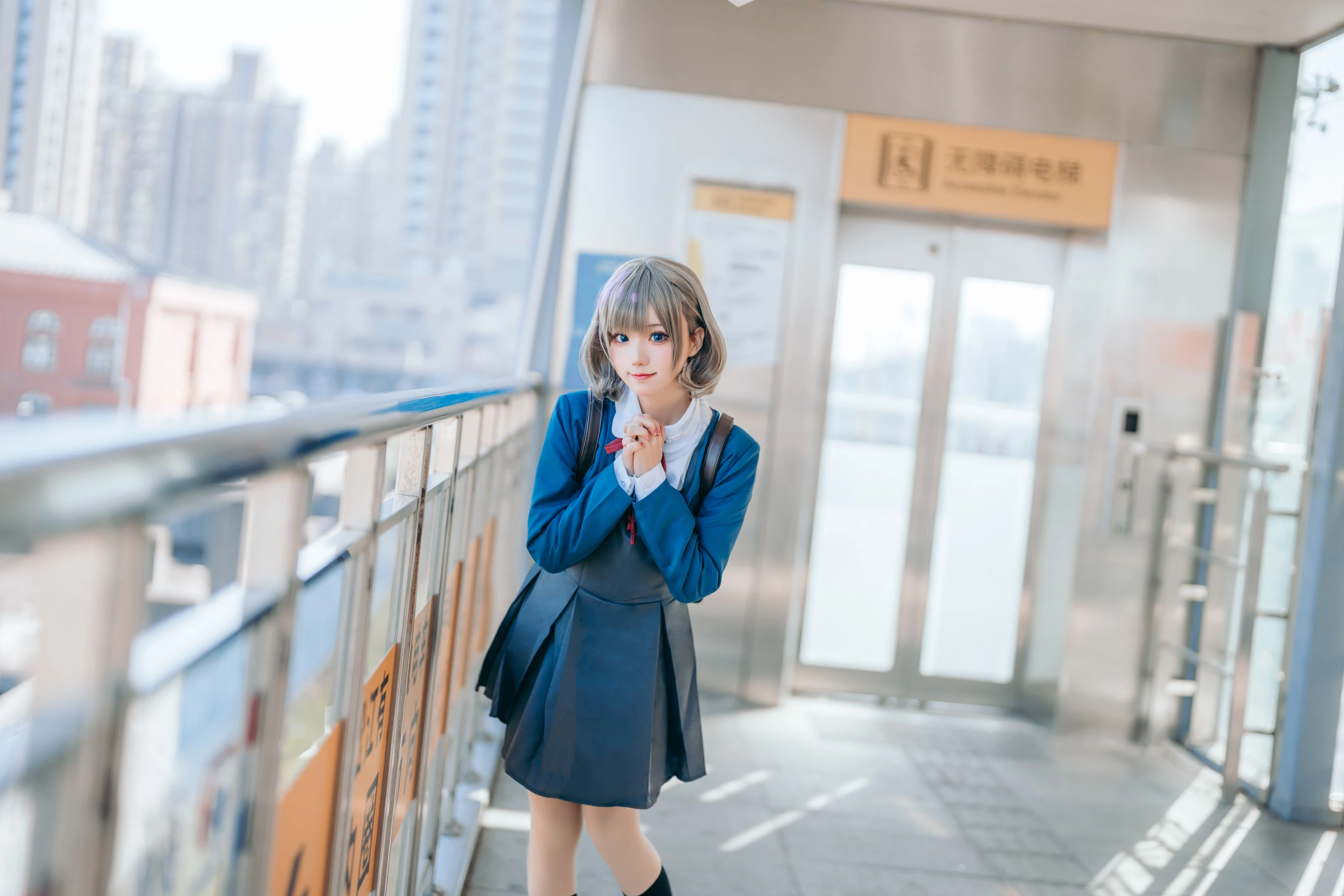花柒Hana – 唐可可校服 [15P]插图1