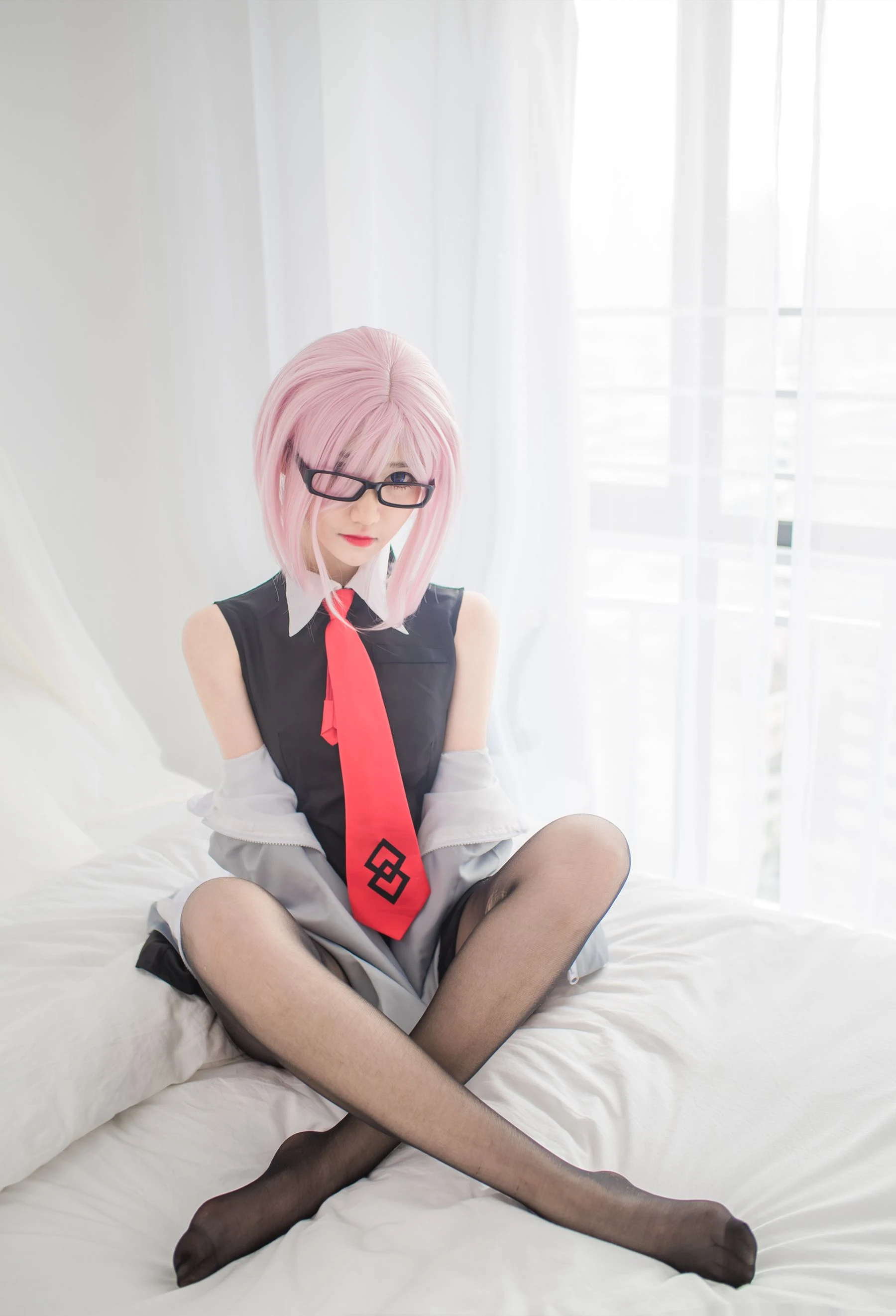动漫博主南桃Momoko 玛修制服 [29P]插图3