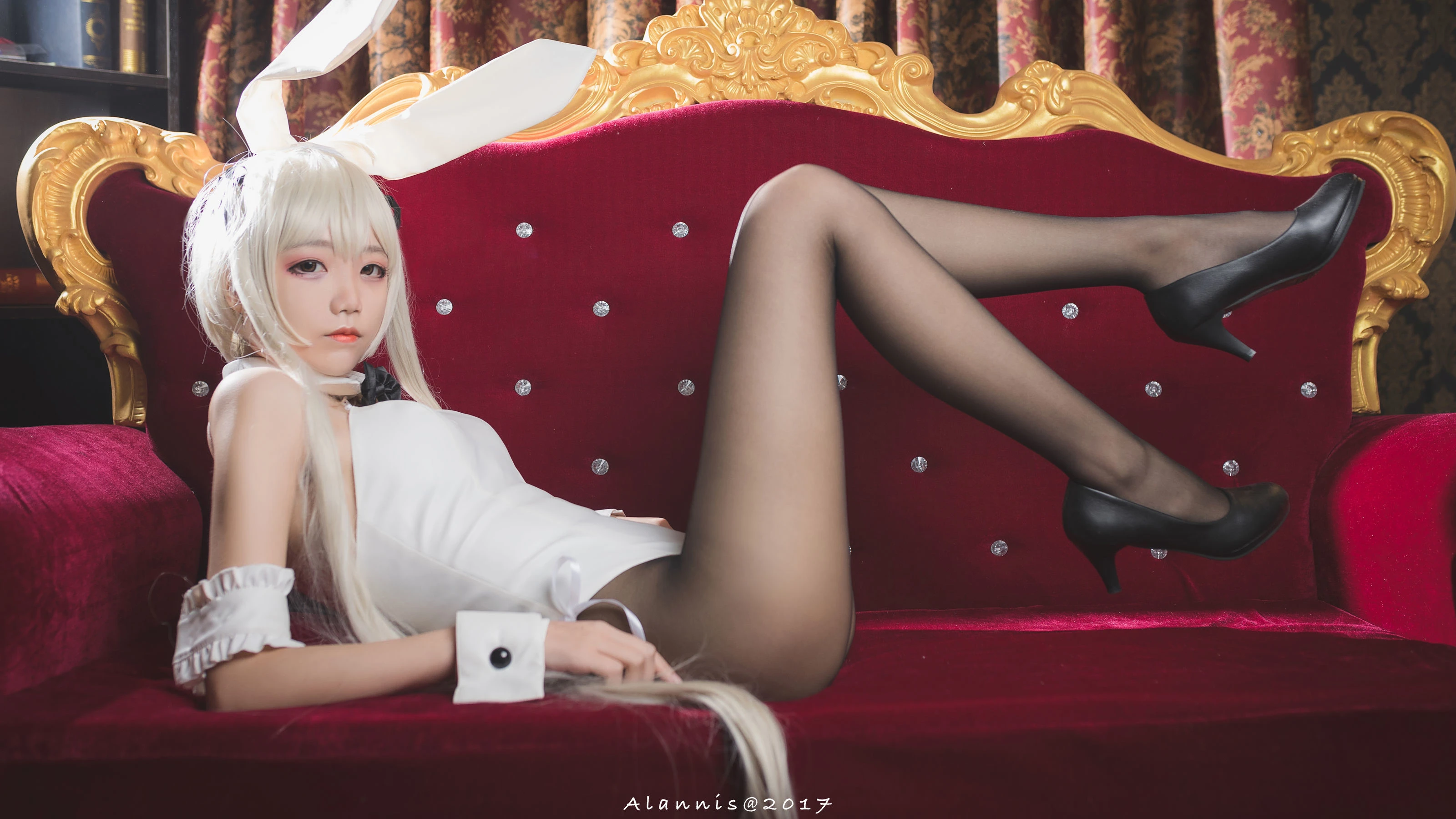 清纯少女五更百鬼 – 兔女郎+白丝美腿插图7