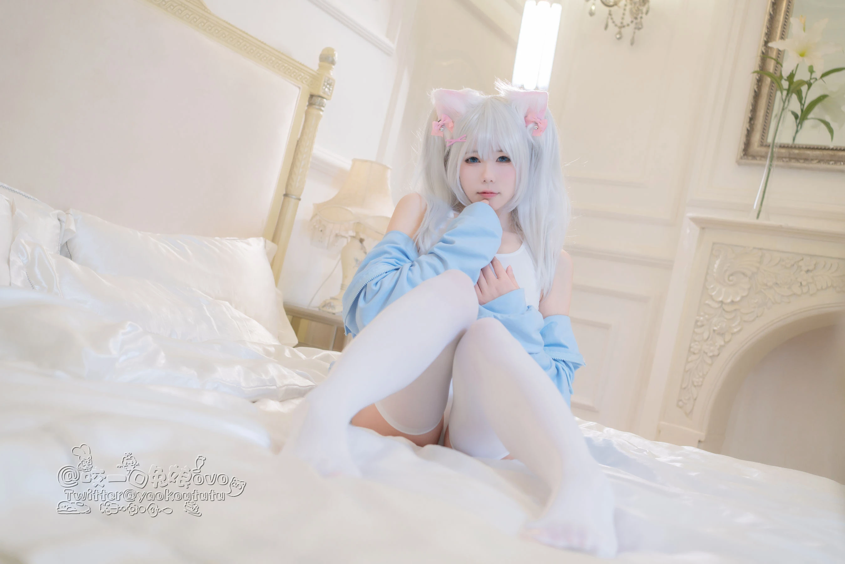咬一口兔娘 – 做你的猫 [55P]插图5