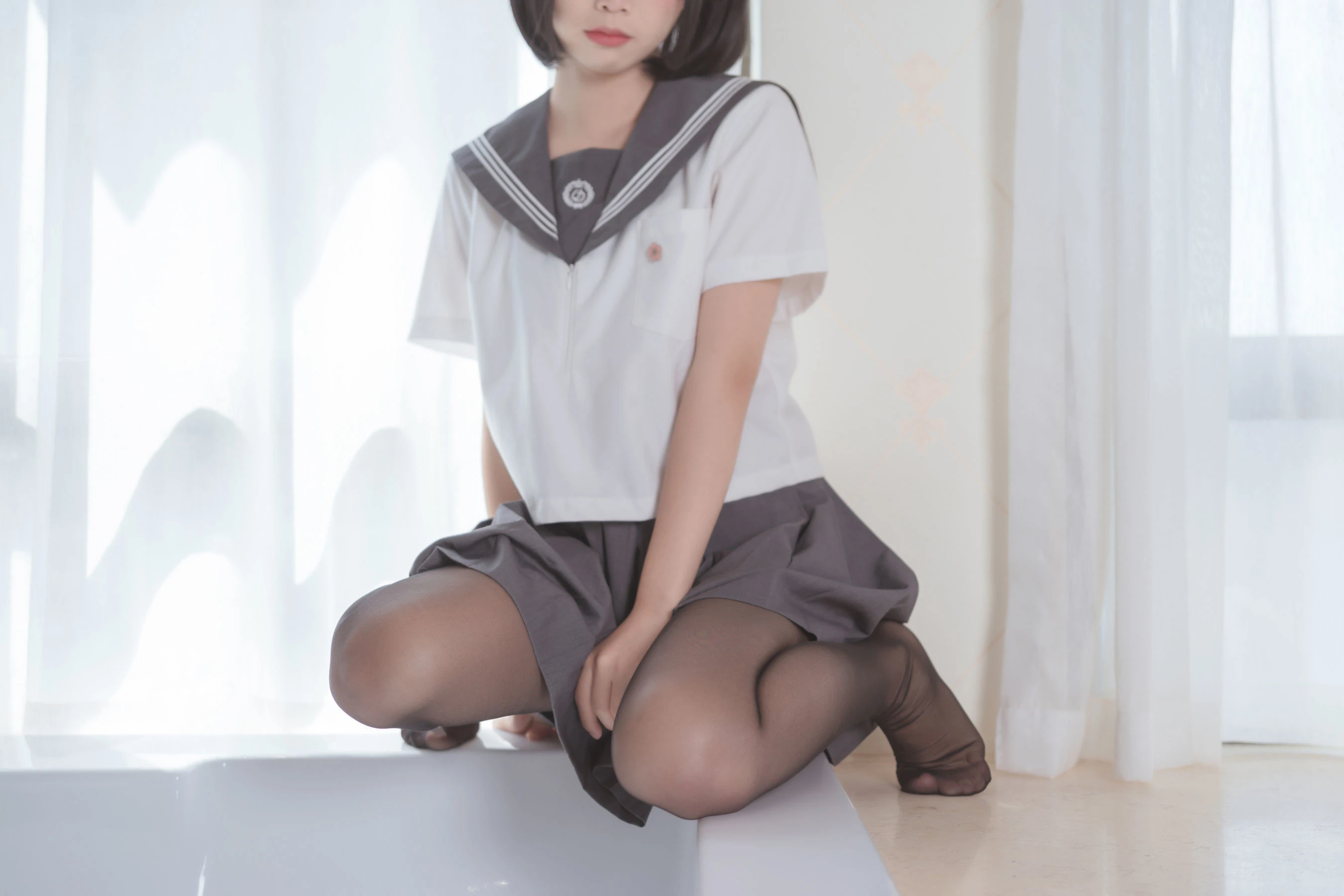面饼仙儿 – 脑内少女 黑丝JK插图8
