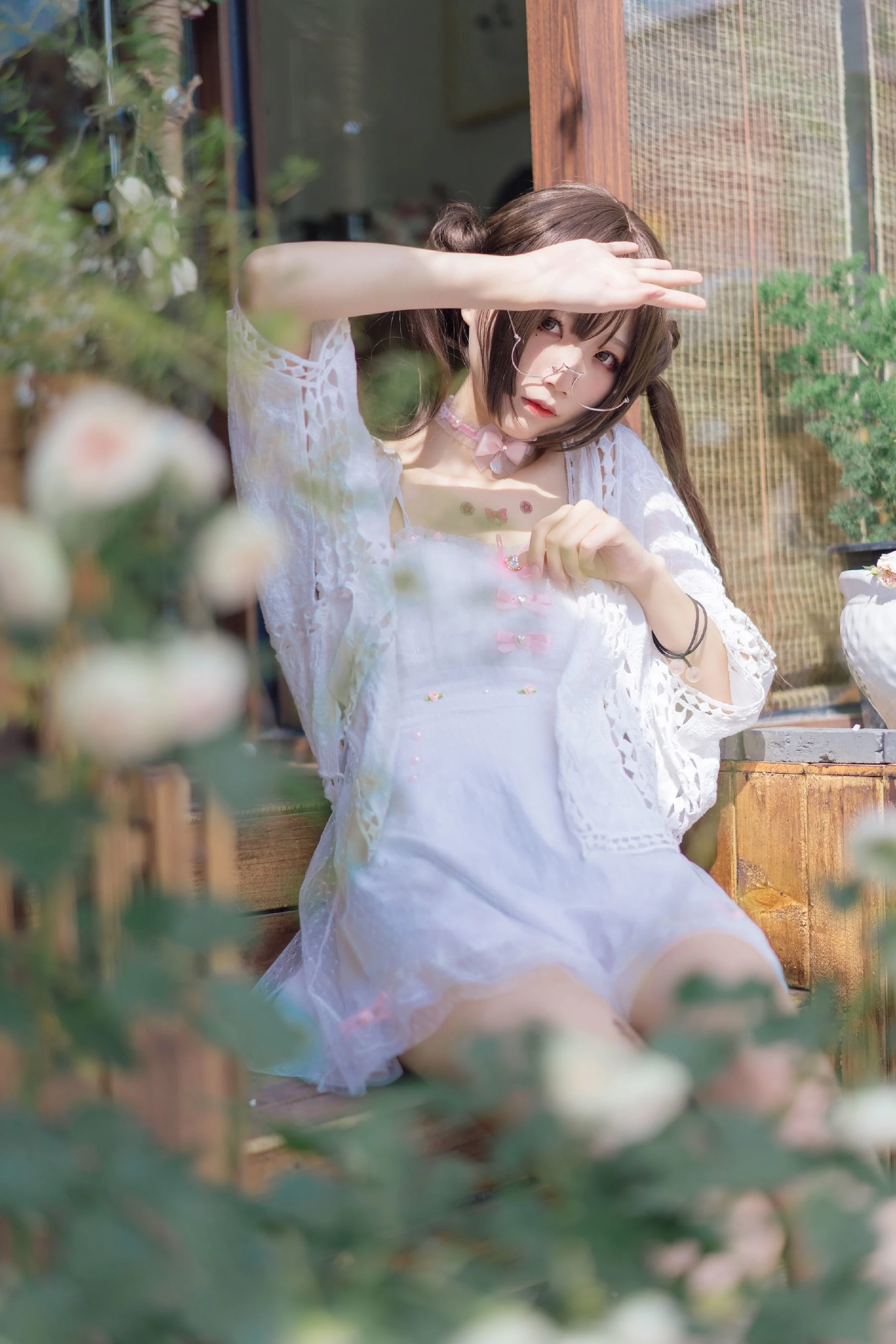 清纯少女五更百鬼 日常 双马尾插图4