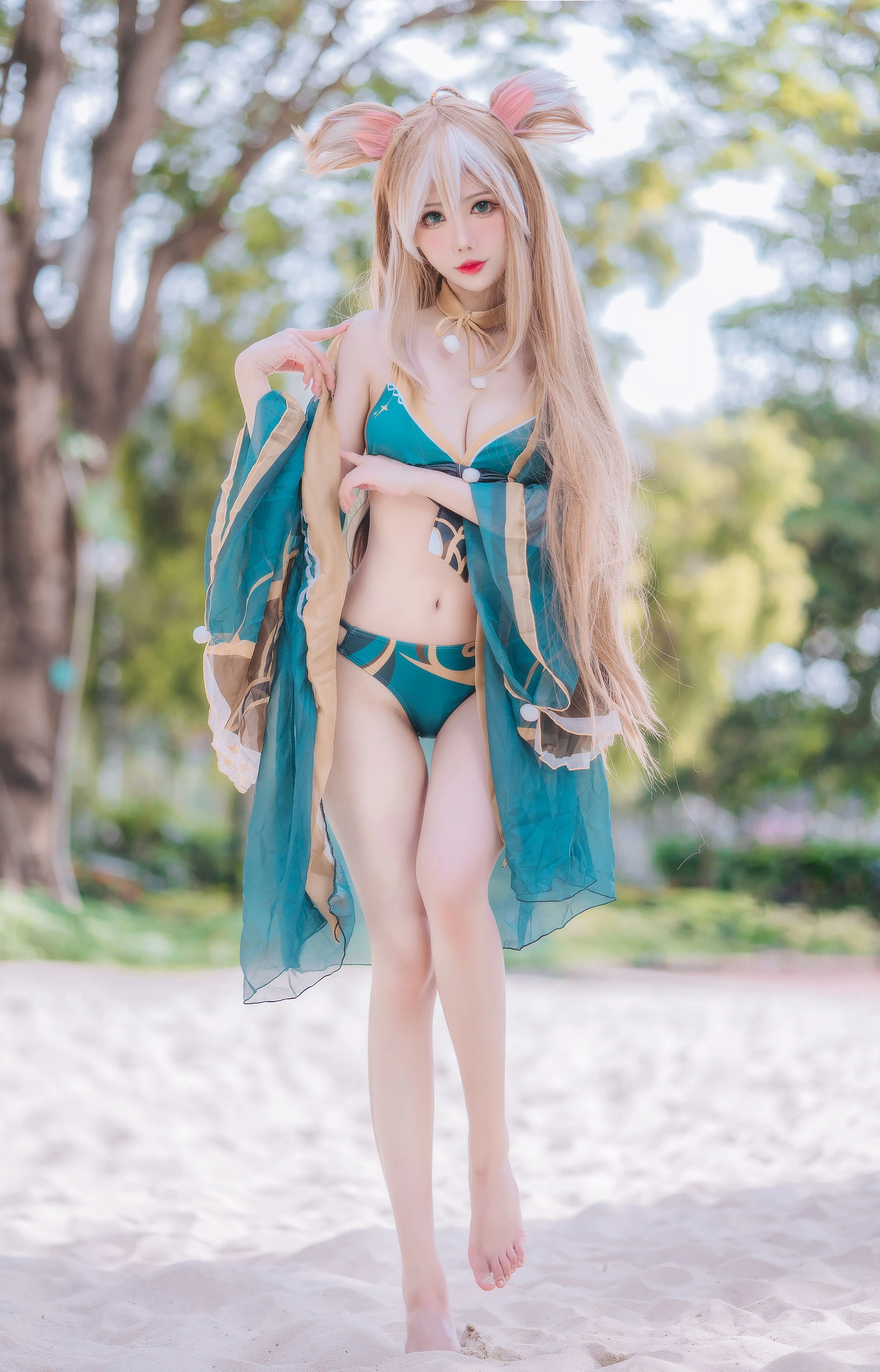 仙女月 – 泽月希娜小姐泳装插图5