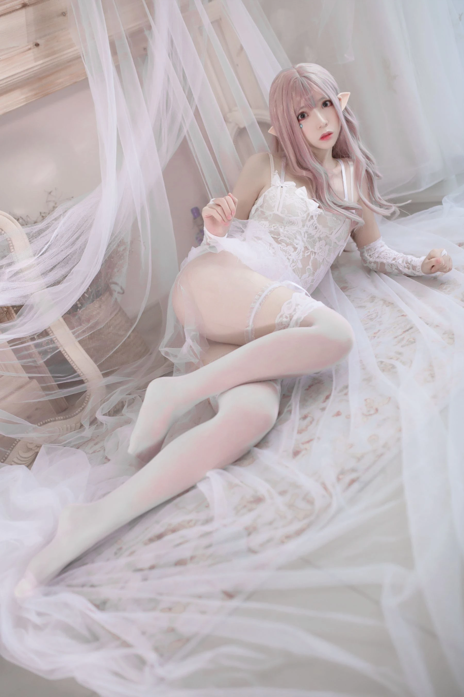 疯猫ss – 纯白精灵 [29P]插图1