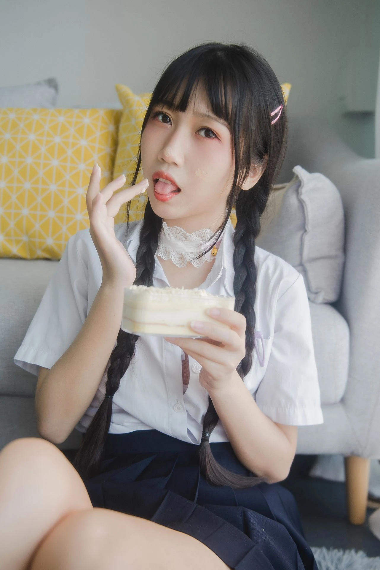 微博人气Coser不呆猫 – 奶油少女插图8