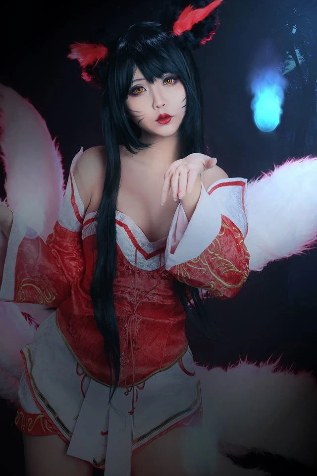 越裔正妹Hana bunny – Ahri插图2