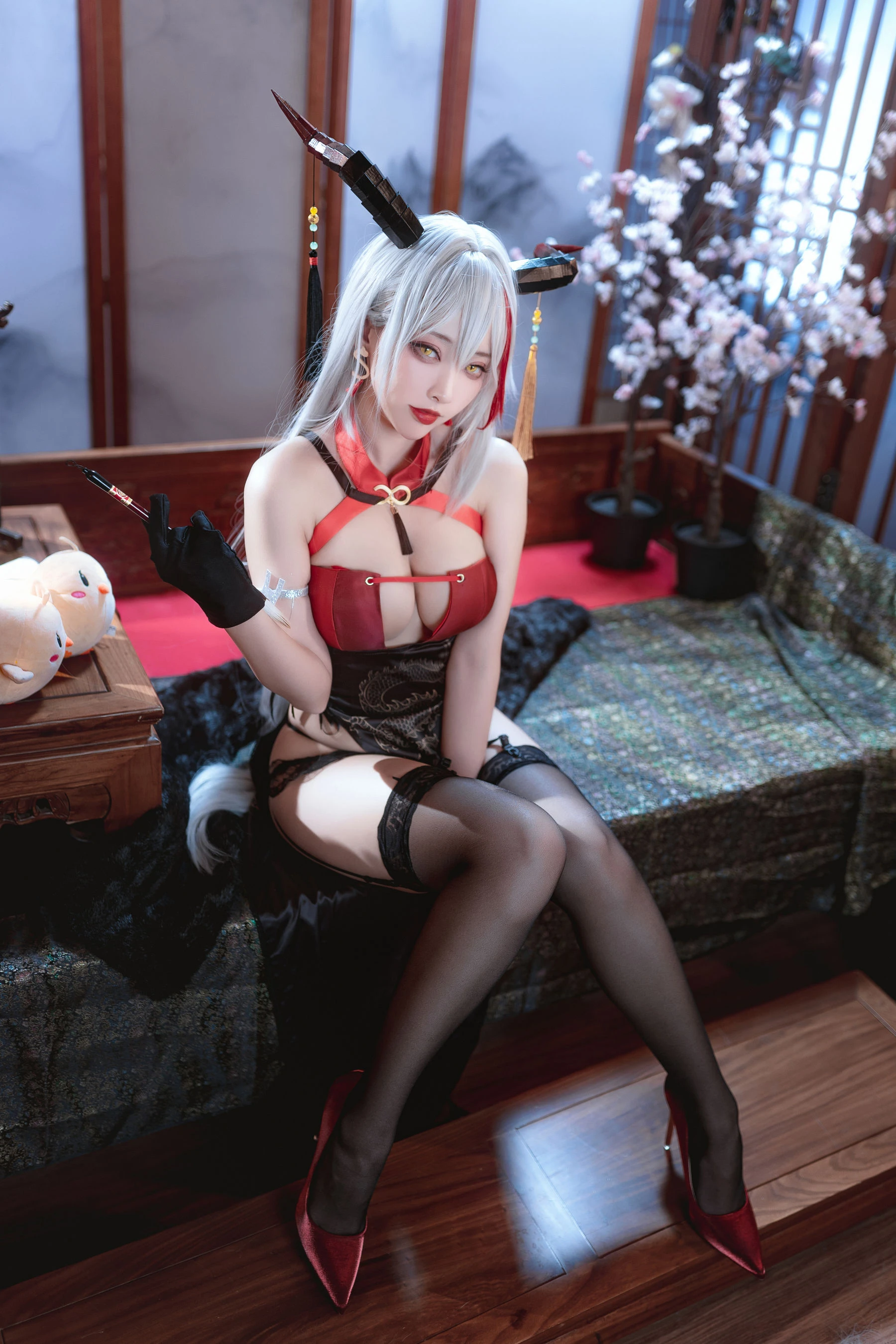 宫本桜 – 埃吉尔旗袍 [30P]插图4