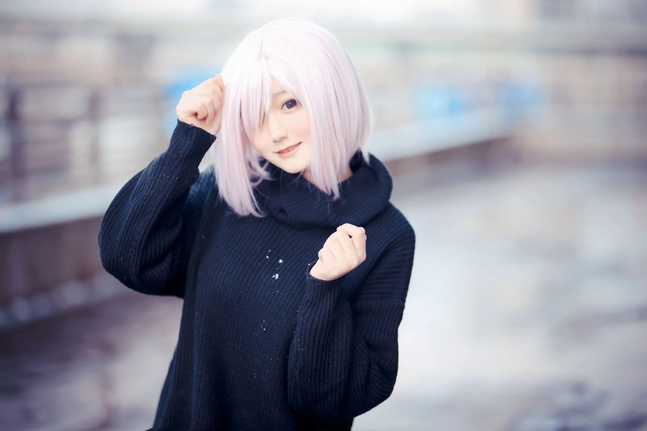 动漫博主弦音sic – 玛修 C93同人毛衣插图5