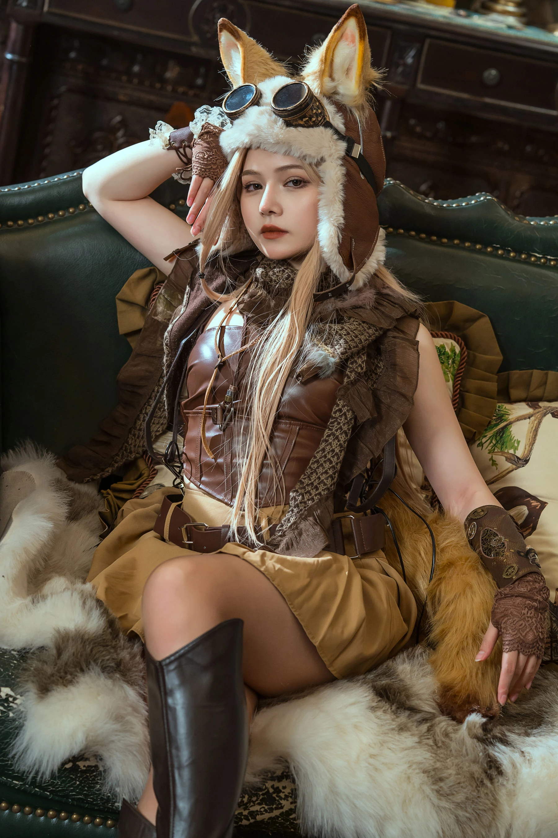 七月喵子 – 幻想兽娘集月食 波克塔耶子 [24P]高清在线免费欣赏–微密图社-微密图社