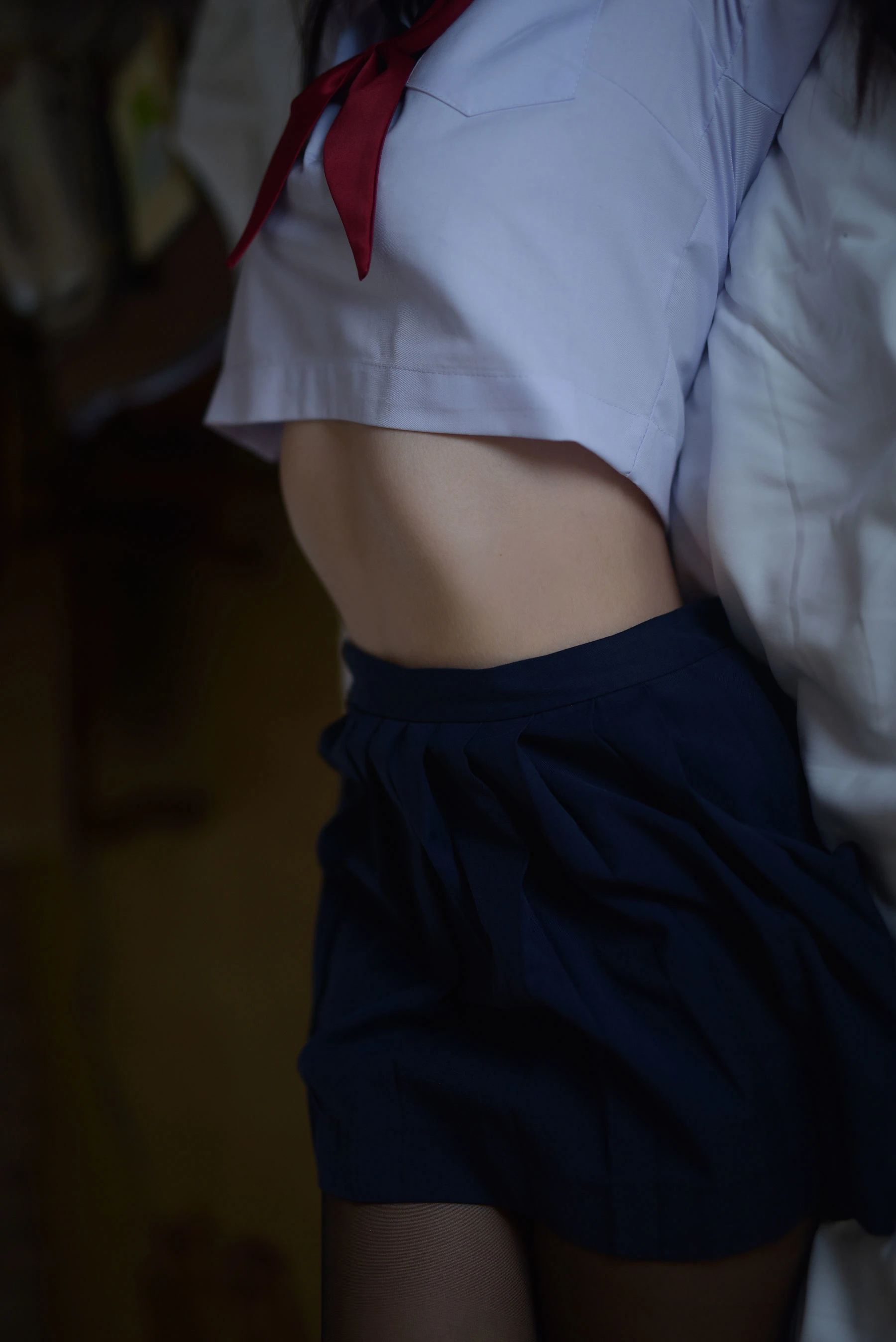 人气Coser二佐Nisa – 湿身黑丝 [12P]插图2