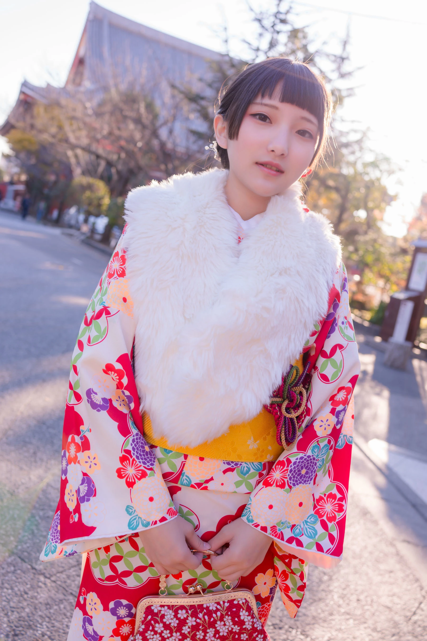 [Fantasy Factory] 小丁Cosplay – 和服 猫女女仆高清在线免费欣赏–微密图社-微密图社