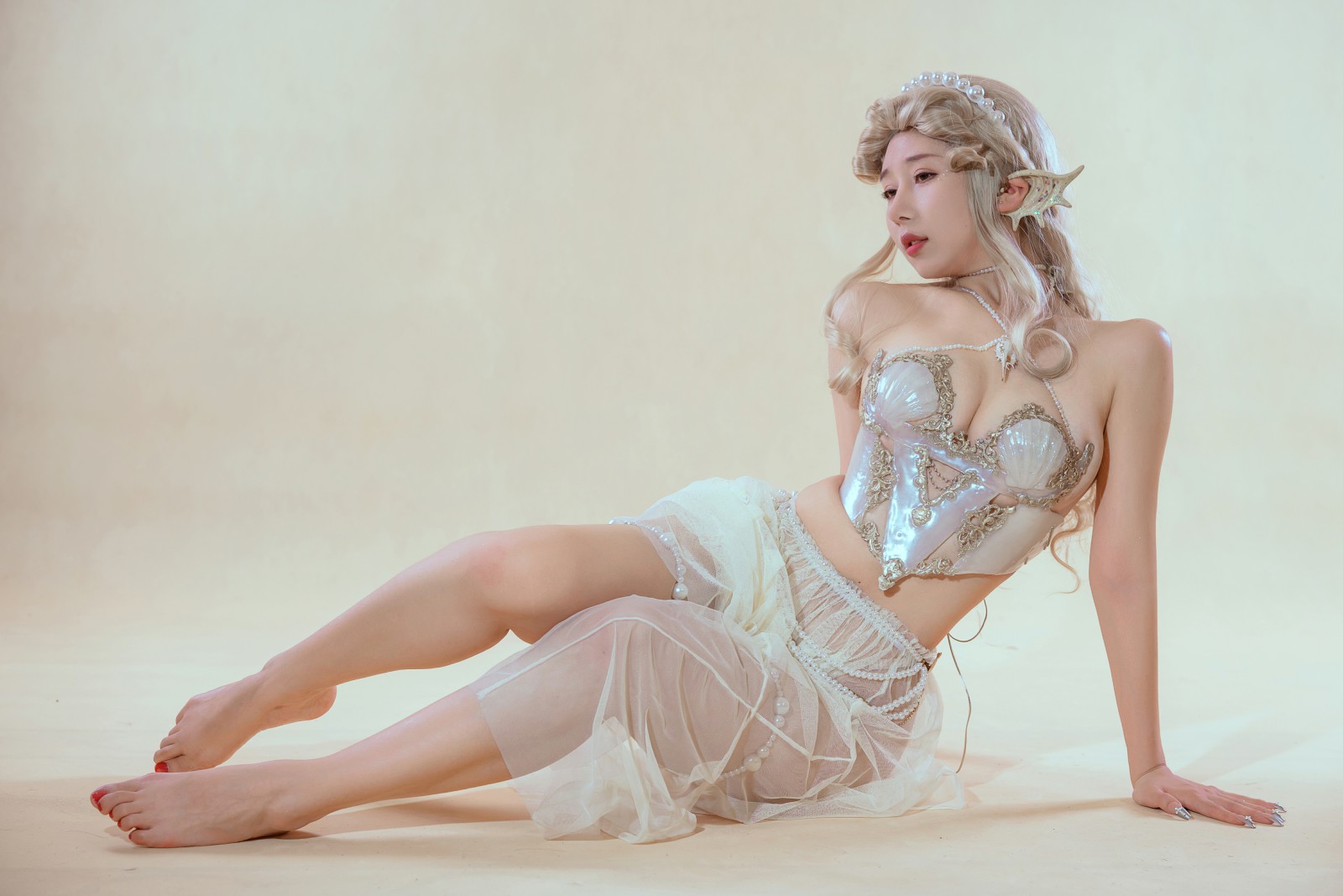 云溪溪 – 奶桃 珊迦娜·人鱼 [31P]插图4