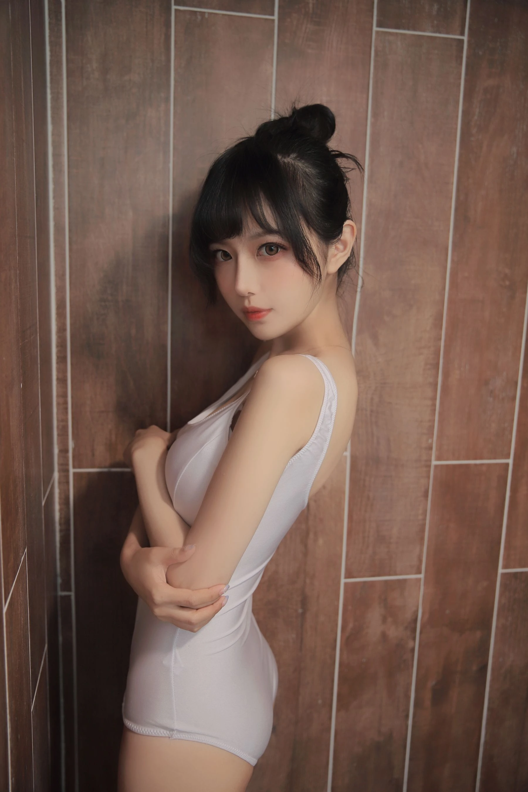 Shika小鹿鹿 – 半透浴室插图6