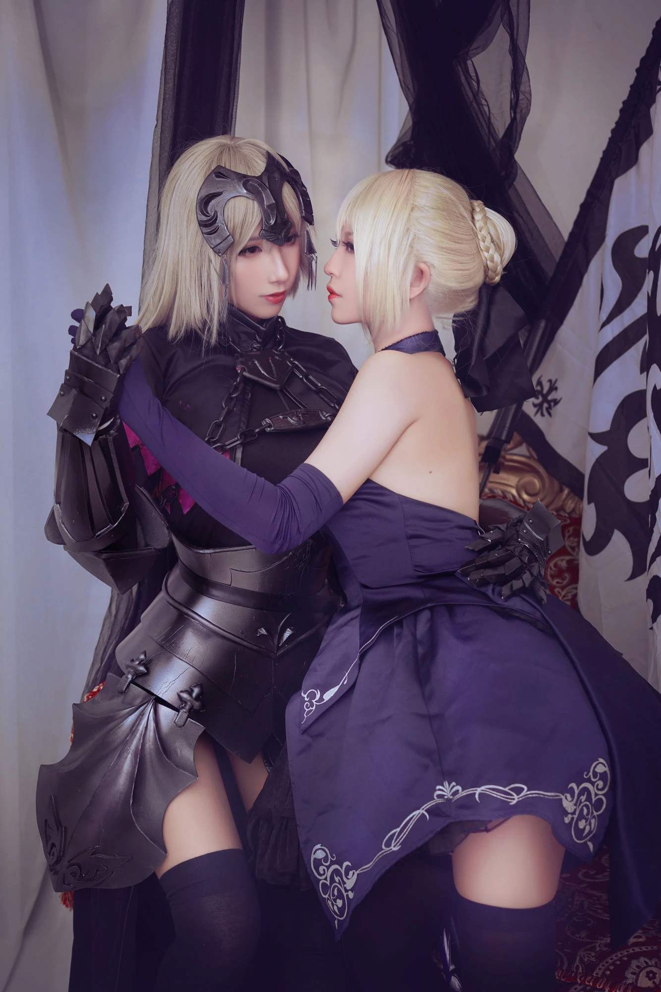 半半子&索索sophia – 黑贞1插图5